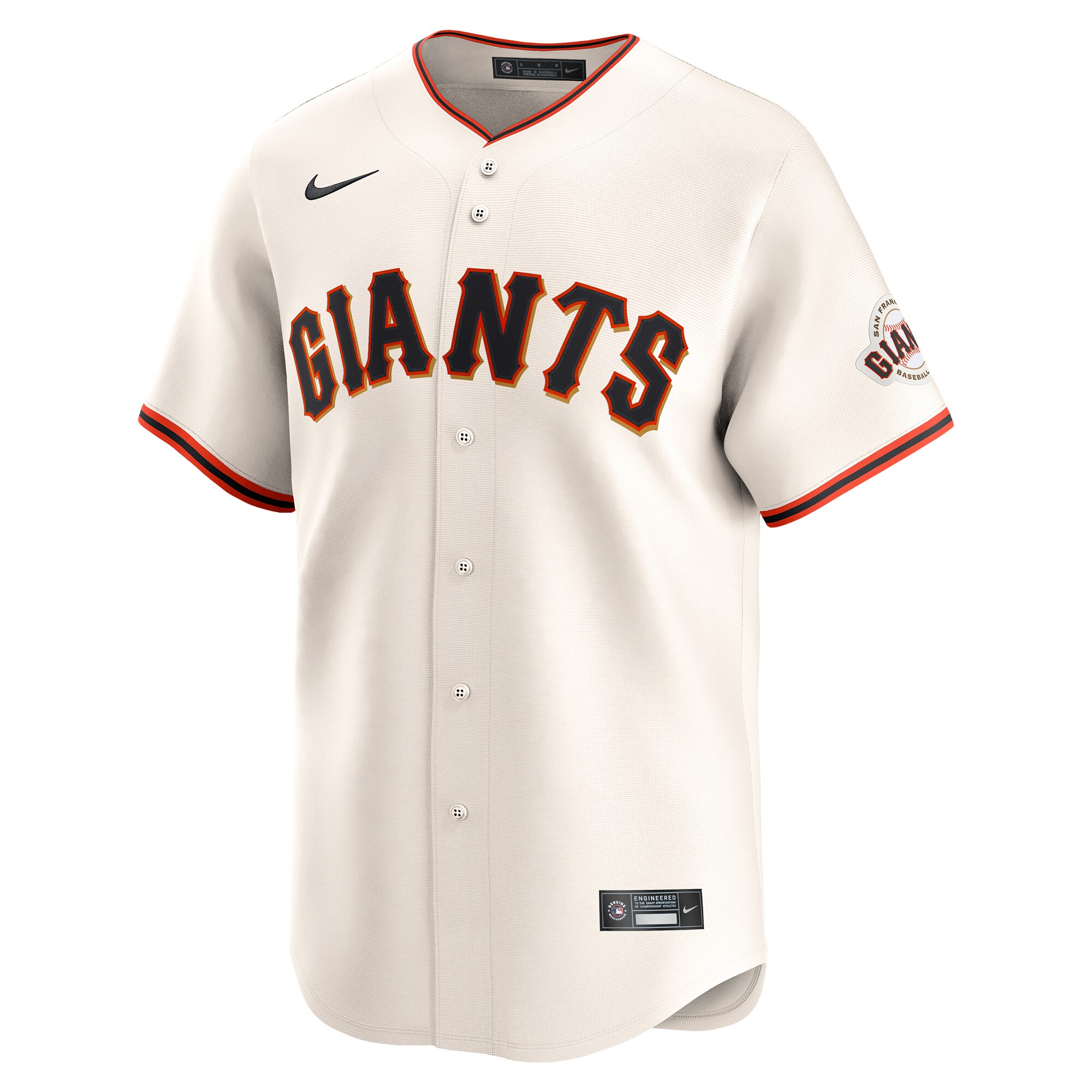 Alternative view of Matt Chapman San Francisco Giants Home Limited Player Jersey - Cream
