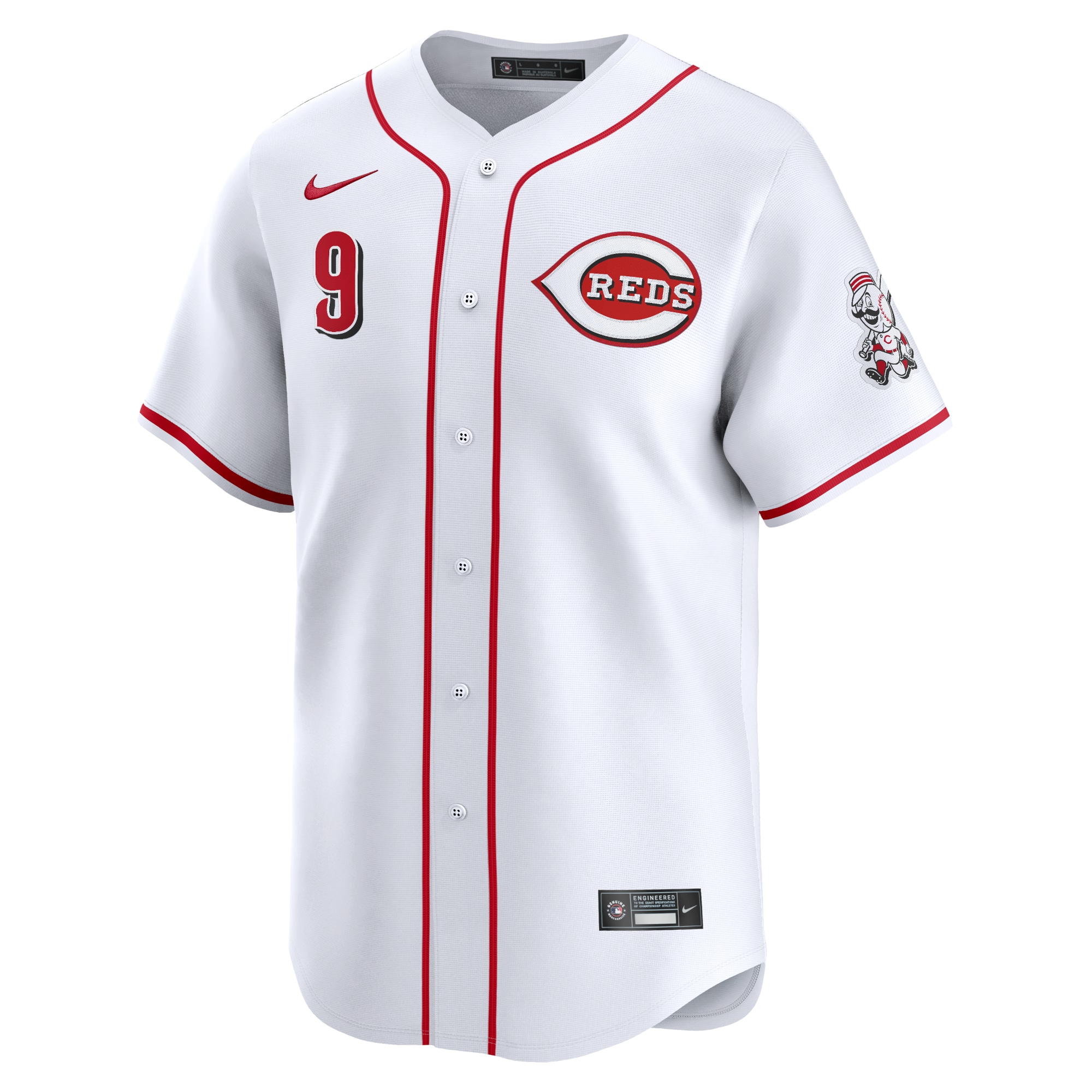 Alternative view of Matt Mclain Cincinnati Reds Home Limited Player Jersey - White