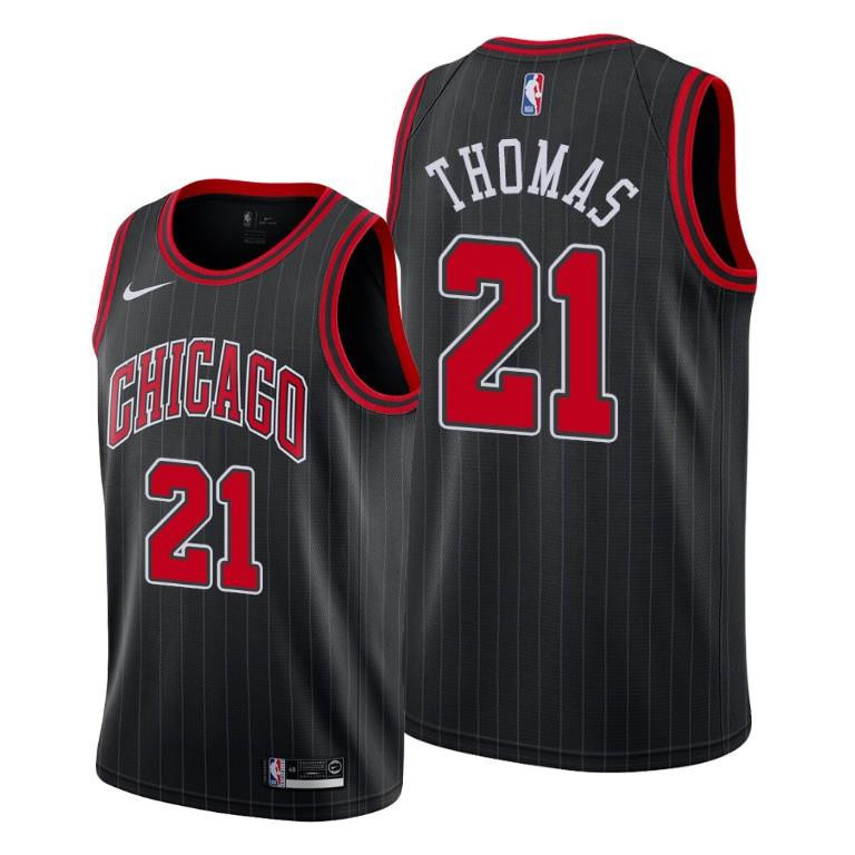 Matt Thomas Chicago Bulls Black Statement Edition Jersey 21 - Men Jersey - JS463 
