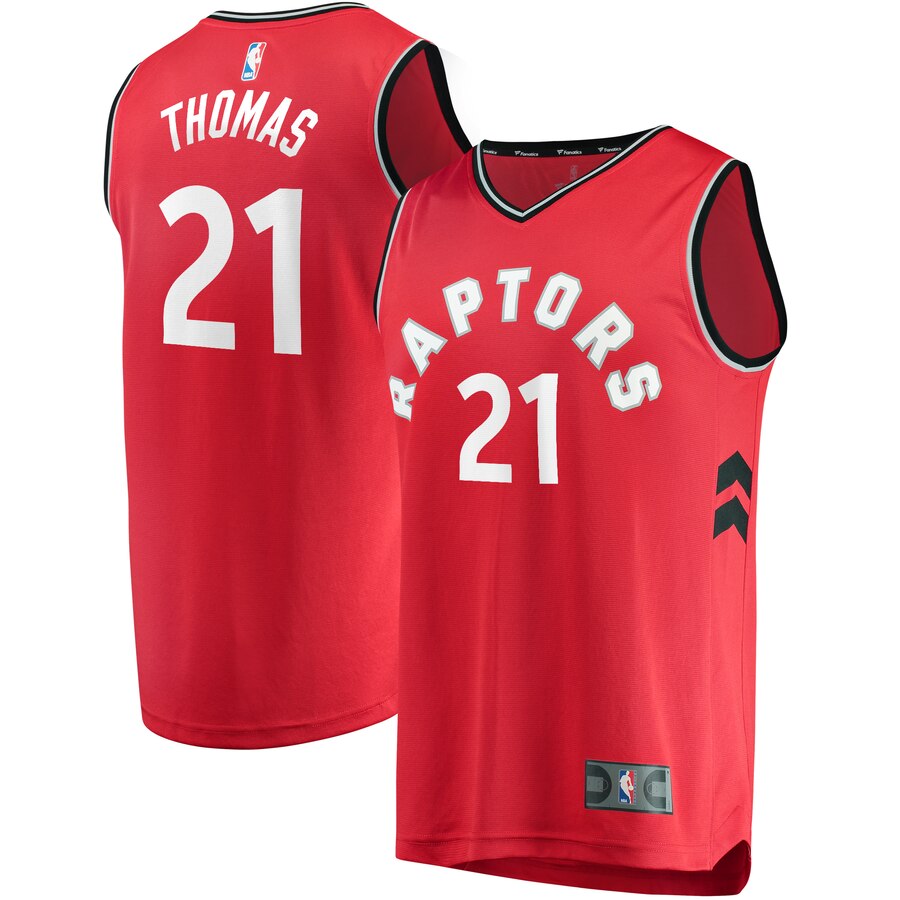 Matt Thomas Toronto Raptors Fanatics Branded Fast Break Replica Player Team Jersey – Icon Edition – Red