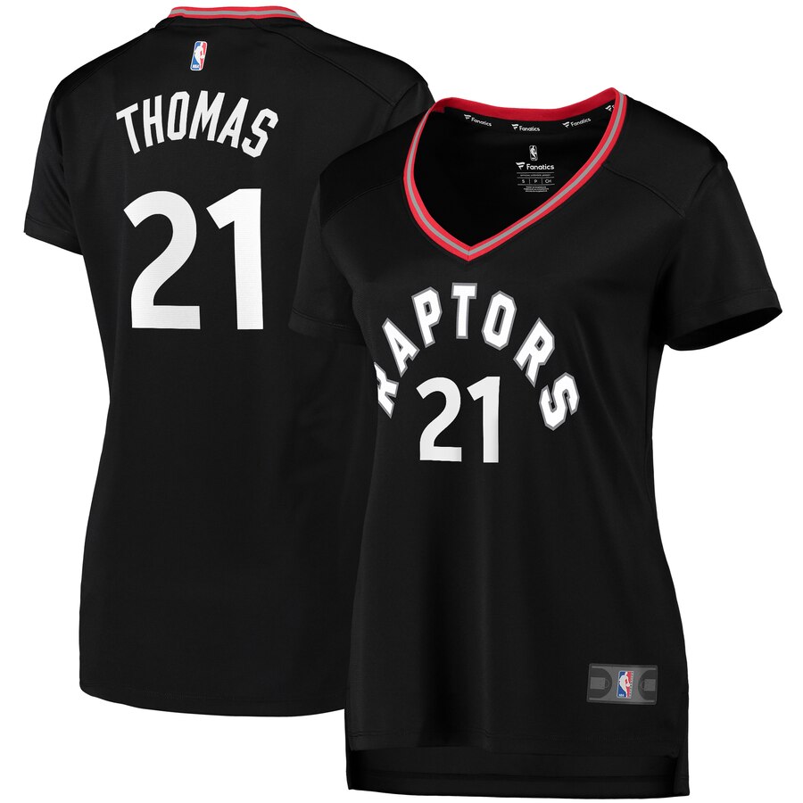 Matt Thomas Toronto Raptors Fanatics Branded Women's Fast Break Replica Player Jersey - Statement Edition - Black