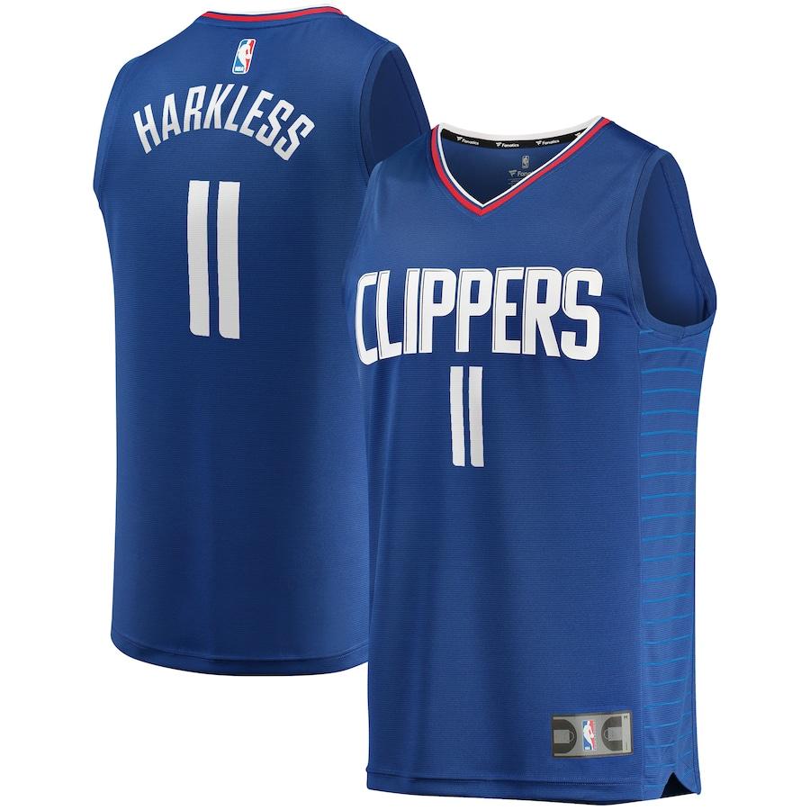 Maurice Harkless La Clippers Fanatics Branded Fast Break Road Player Jersey - Royal