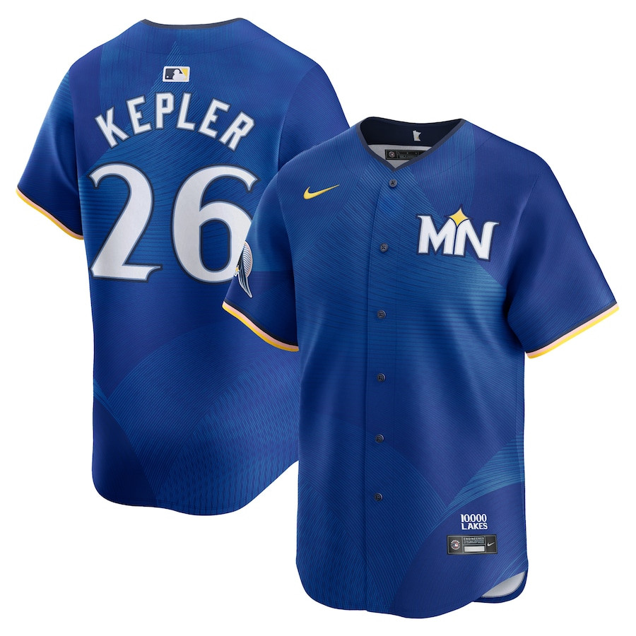 Max Kepler 26 Minnesota Twins 2024 City Connect Limited Men Jersey - Royal 