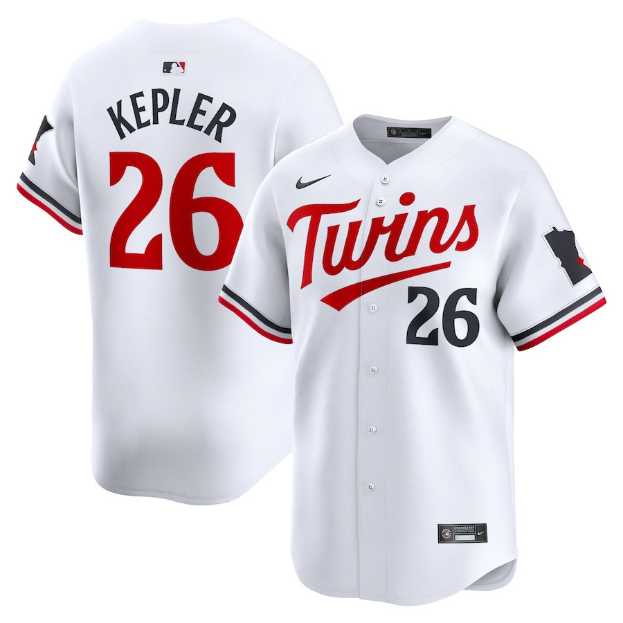 Max Kepler 26 Minnesota Twins Home Limited Player Men Jersey - White 