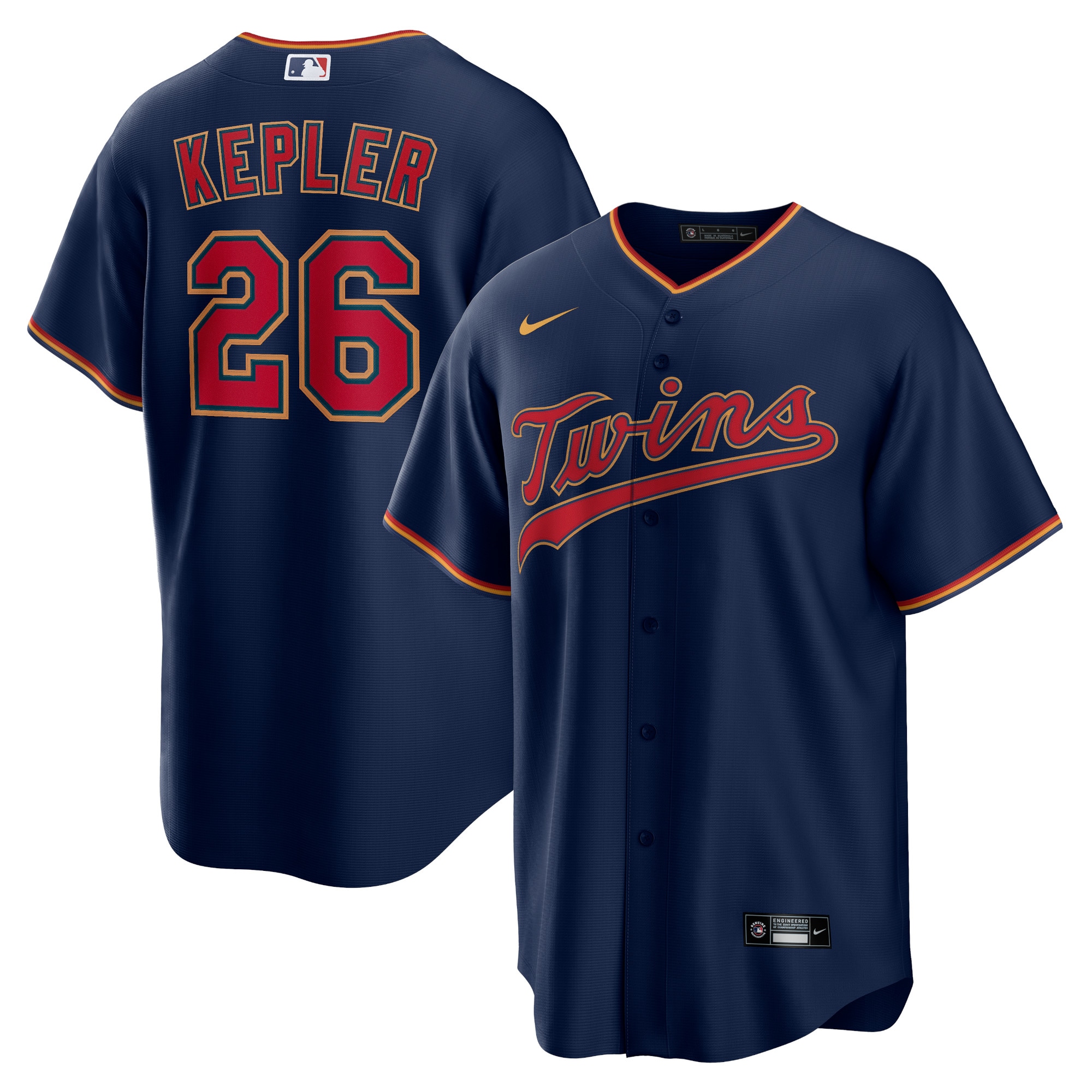 Max Kepler Minnesota Twins Alternate Replica Player Jersey - Navy