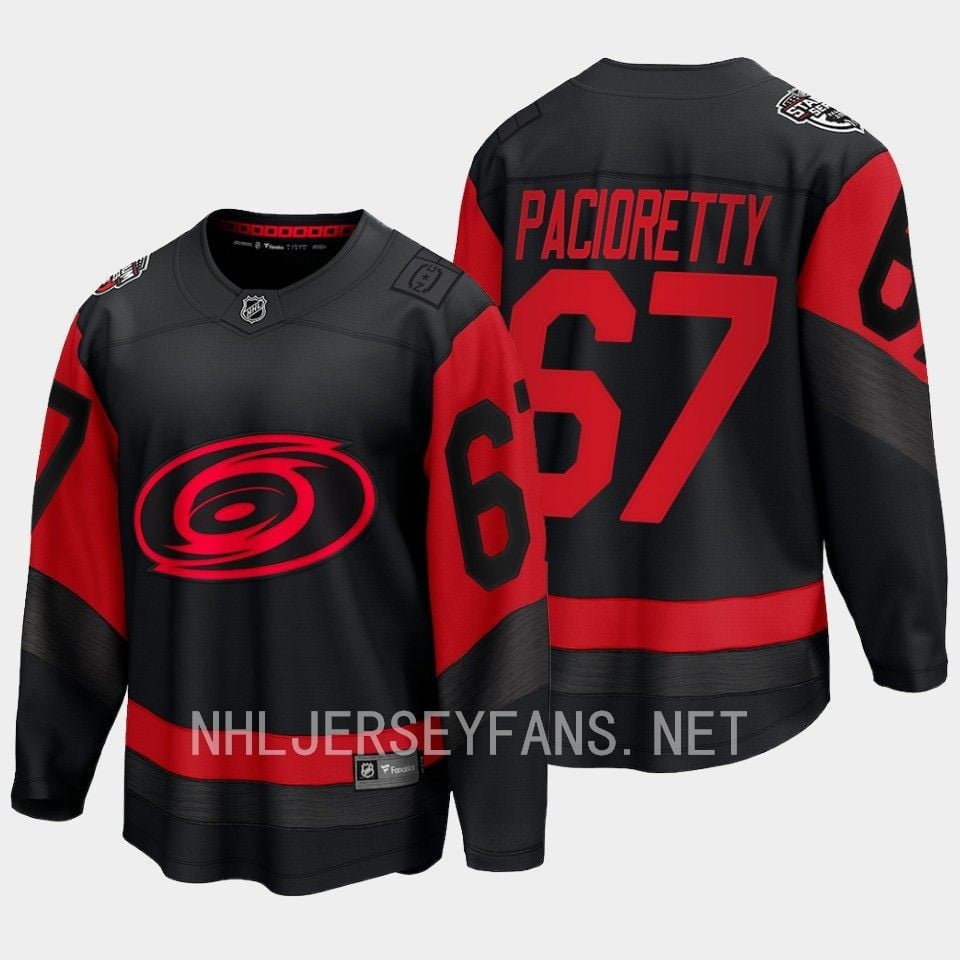Max Pacioretty 67 Carolina Hurricanes 2023 Jersey Stadium Series Black Breakaway - JS616 