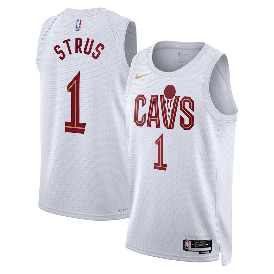 Max Strus 1 Cleveland Cavaliers Unisex Swingman Jersey - Association Edition - White - JS745