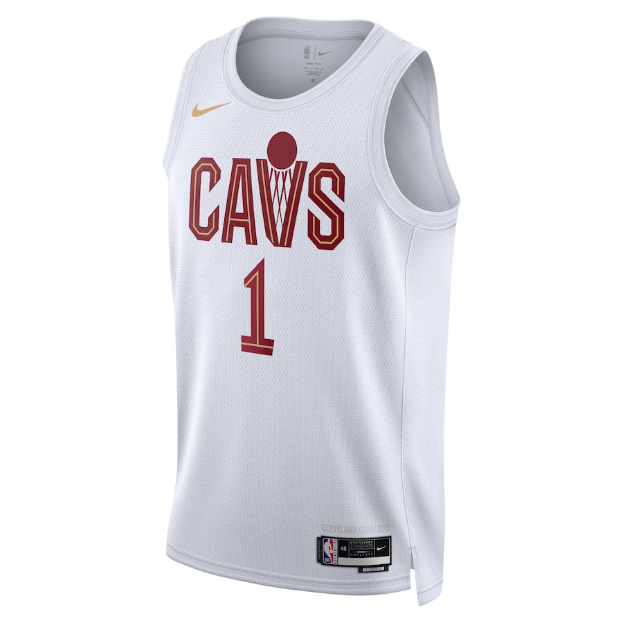 Alternative view of Max Strus 1 Cleveland Cavaliers Unisex Swingman Jersey - Association Edition - White - JS745