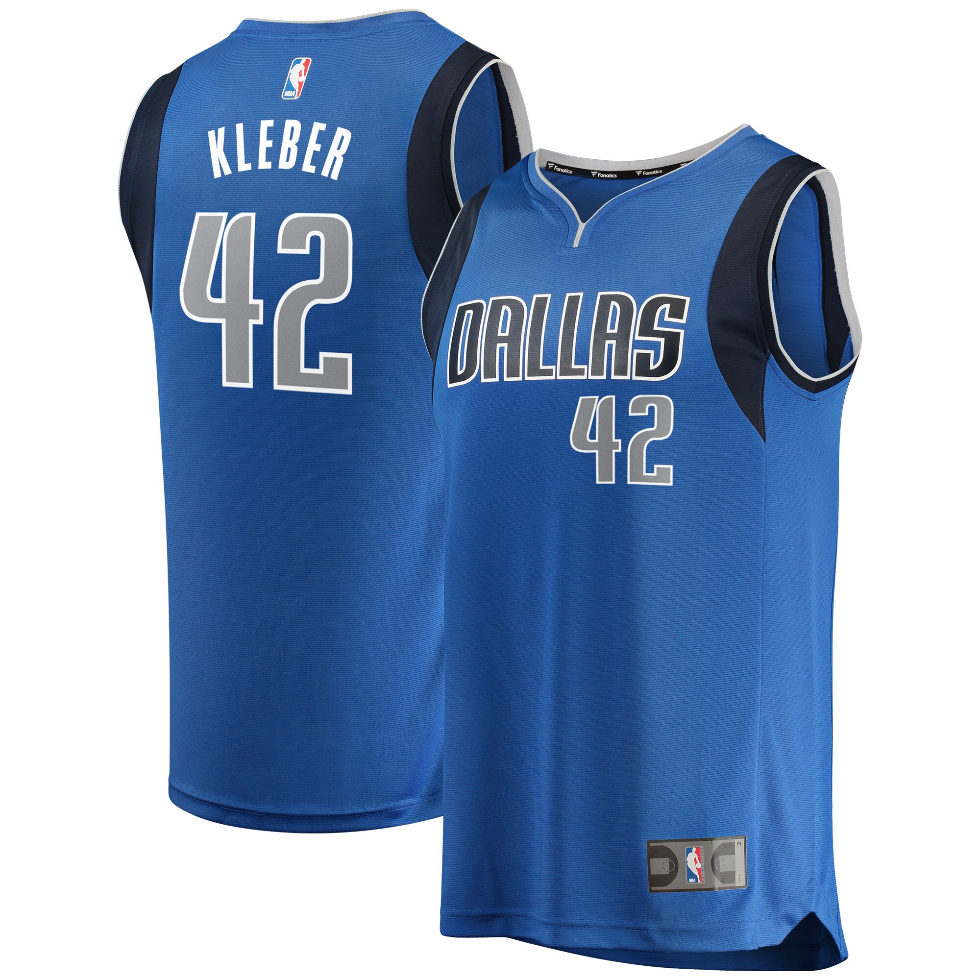 Maxi Kleber Dallas Mavericks Fanatics Branded Fast Break Replica Team Color Player Jersey Royal – Icon Edition