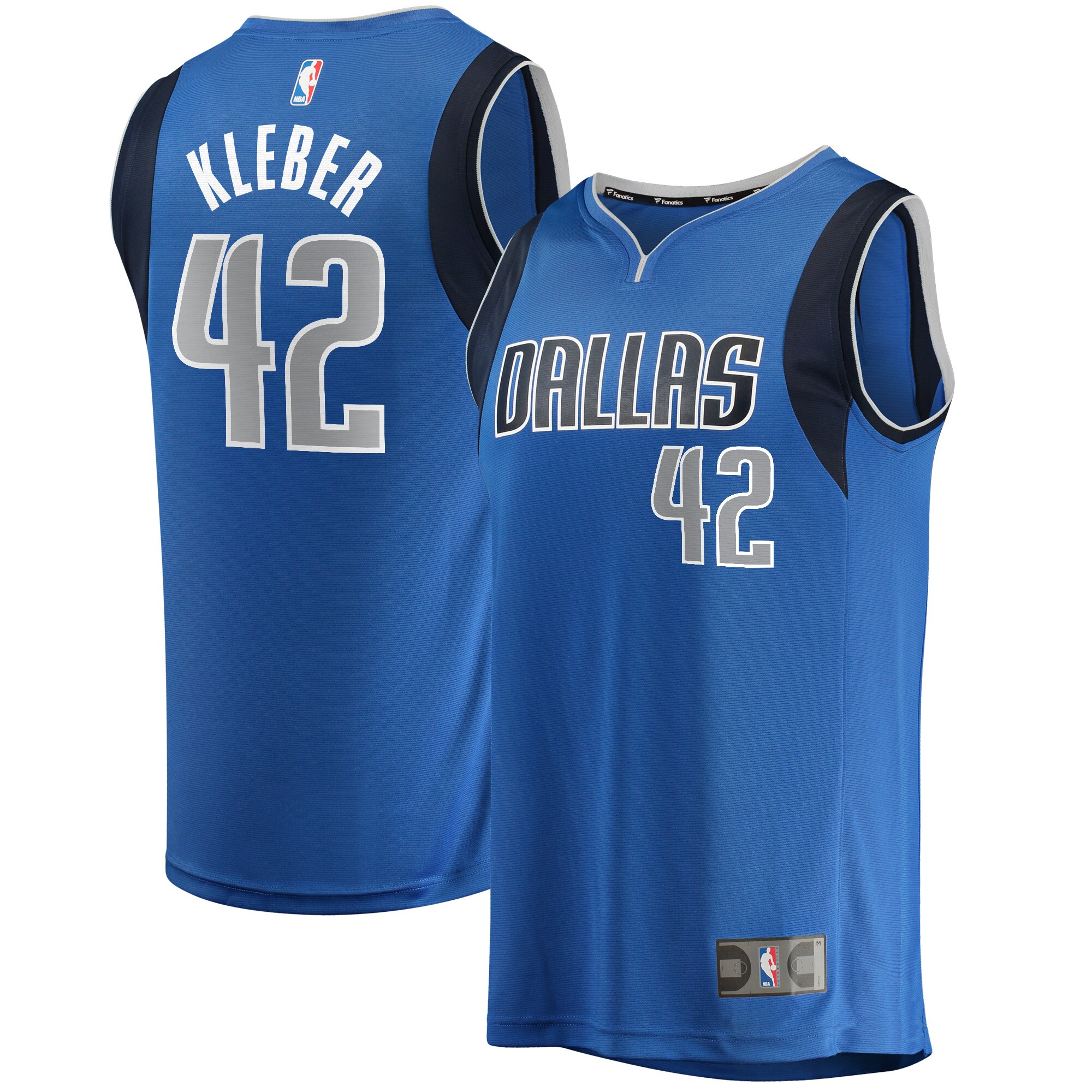 Alternative view of Maxi Kleber Dallas Mavericks Fanatics Branded Youth Fast Break Player Jersey - Icon Edition - Blue