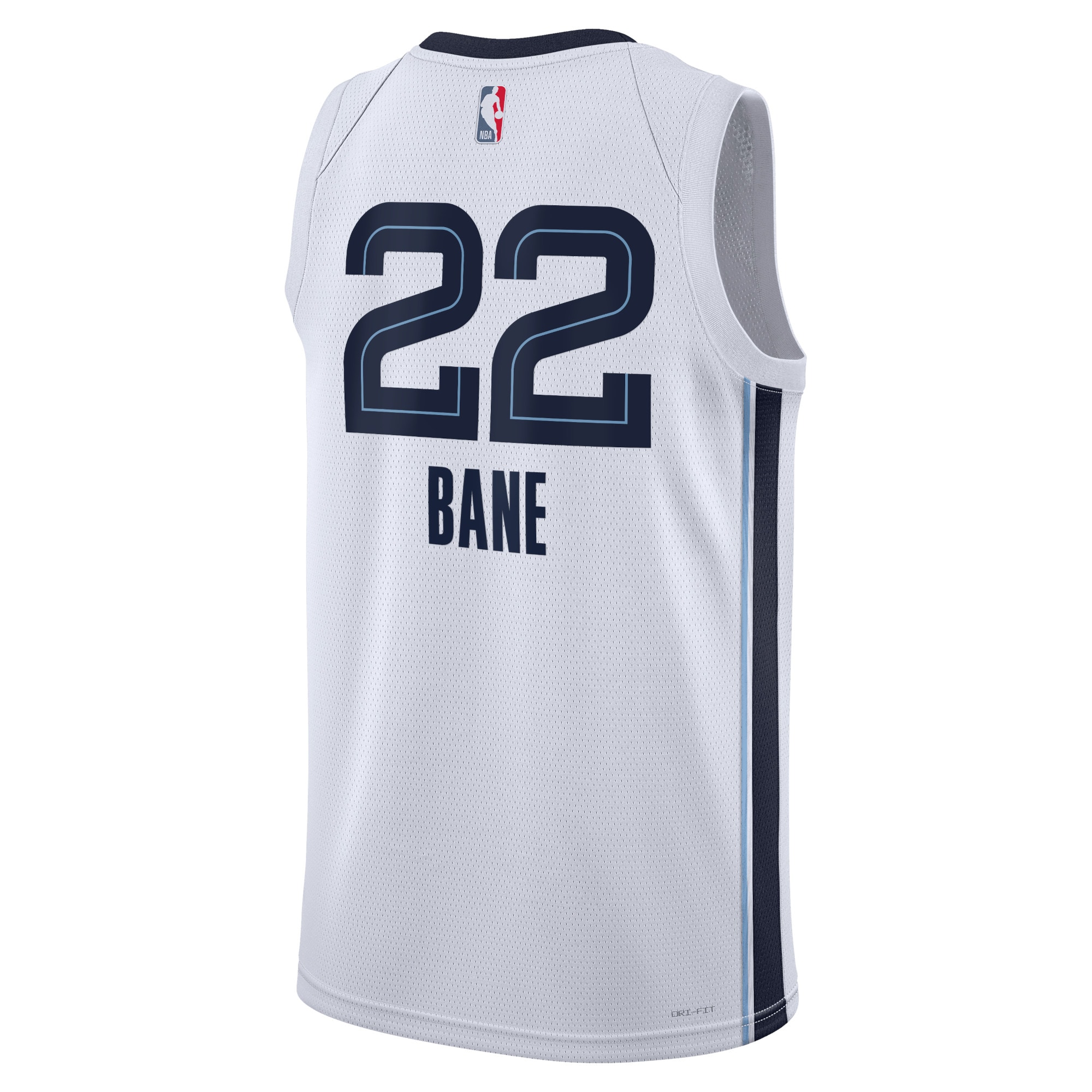 Alternative view of Memphis Grizzlies Association Edition Swingman Jersey - White - Desmond Bane - Unisex - JS850 