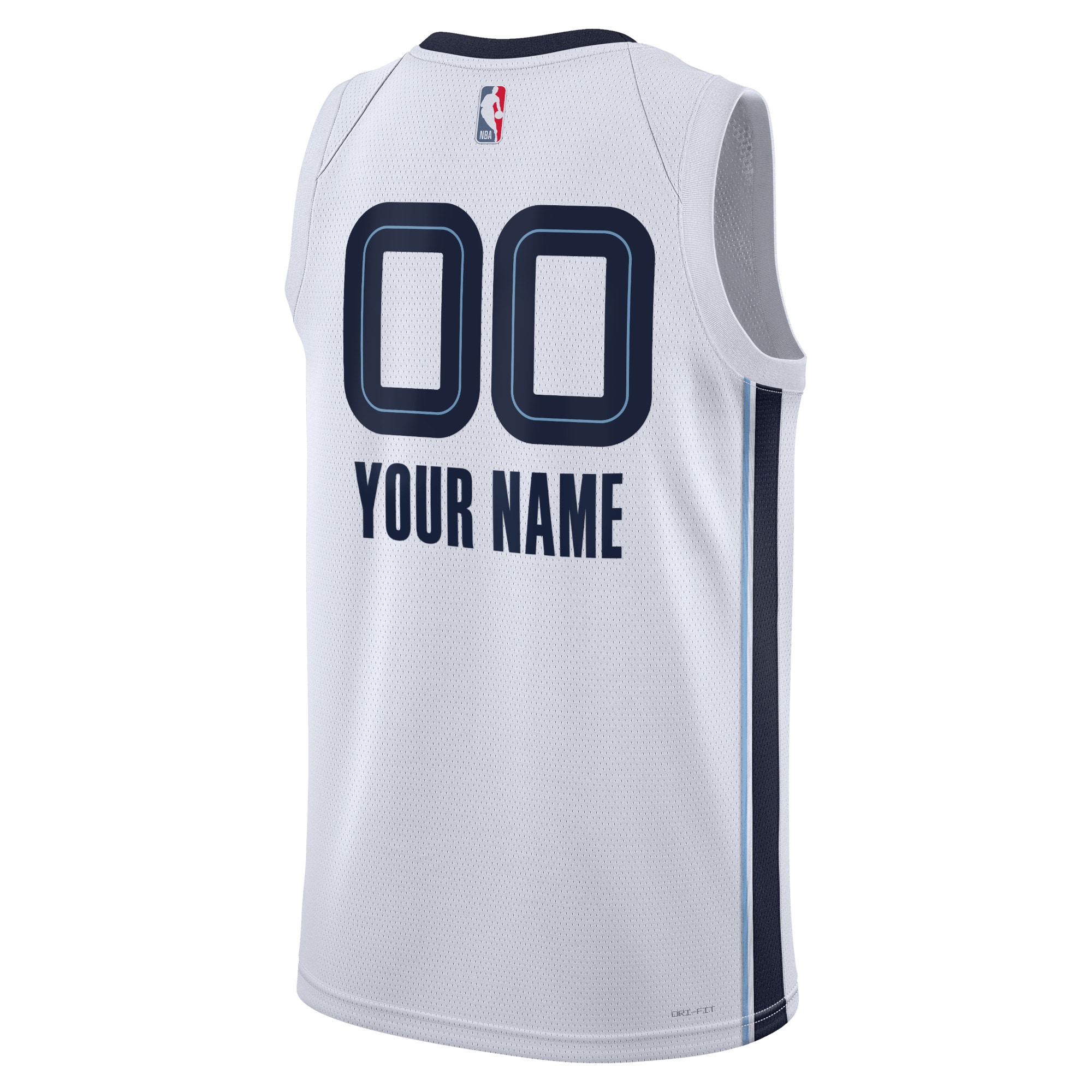 Alternative view of Memphis Grizzlies Association Swingman Jersey - Custom - Unisex - JS584 