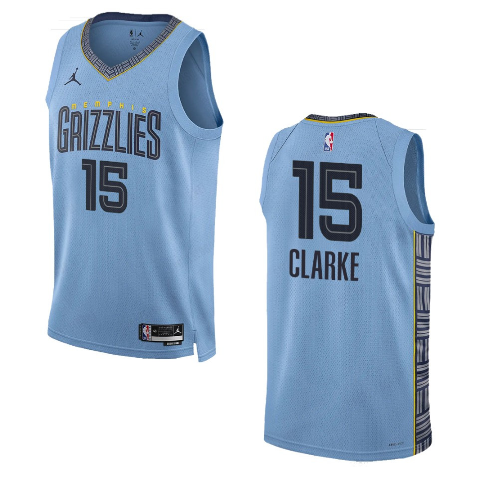 Memphis Grizzlies Brandon Clarke 2022-23 Statement Edition Blue Swingman Jersey