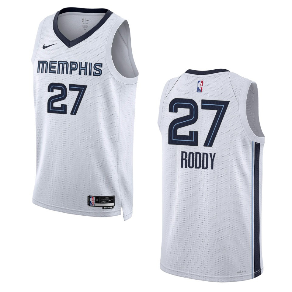 Memphis Grizzlies David Roddy 2022-23 Association Edition White Swingman Jersey
