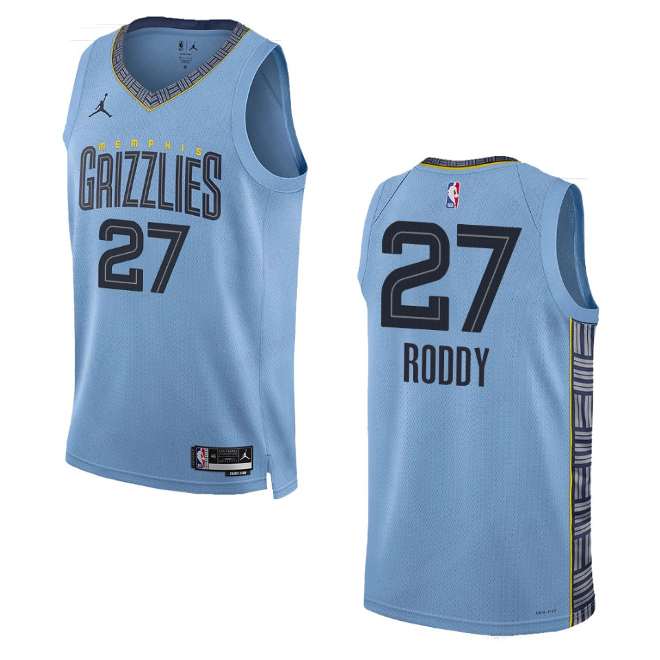 Memphis Grizzlies David Roddy 2022-23 Statement Edition Blue Swingman Jersey
