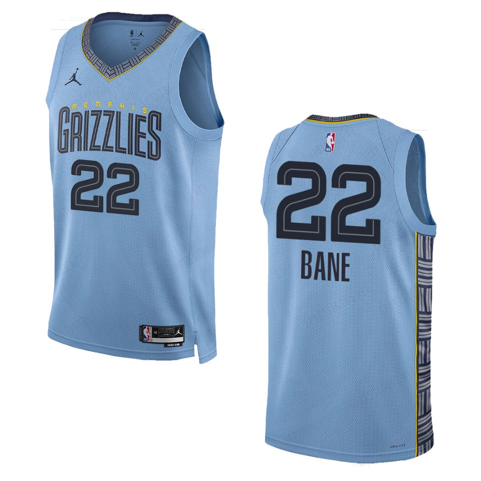 Memphis Grizzlies Desmond Bane 2022-23 Statement Edition Blue Swingman Jersey