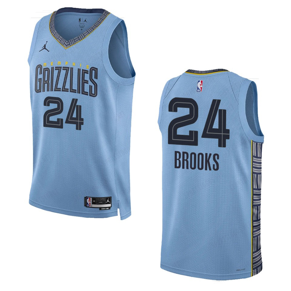 Memphis Grizzlies Dillon Brooks 2022-23 Statement Edition Blue Swingman Jersey