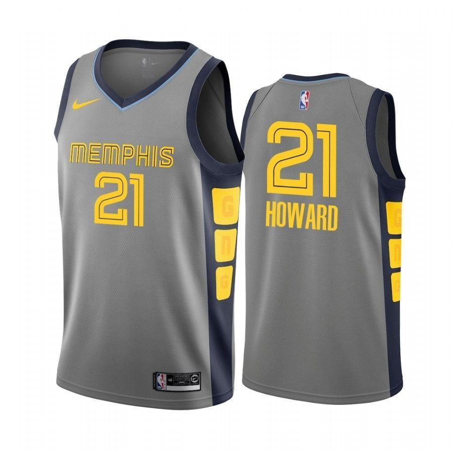 Memphis Grizzlies Dwight Howard 21 City Men's Jersey - JS869 