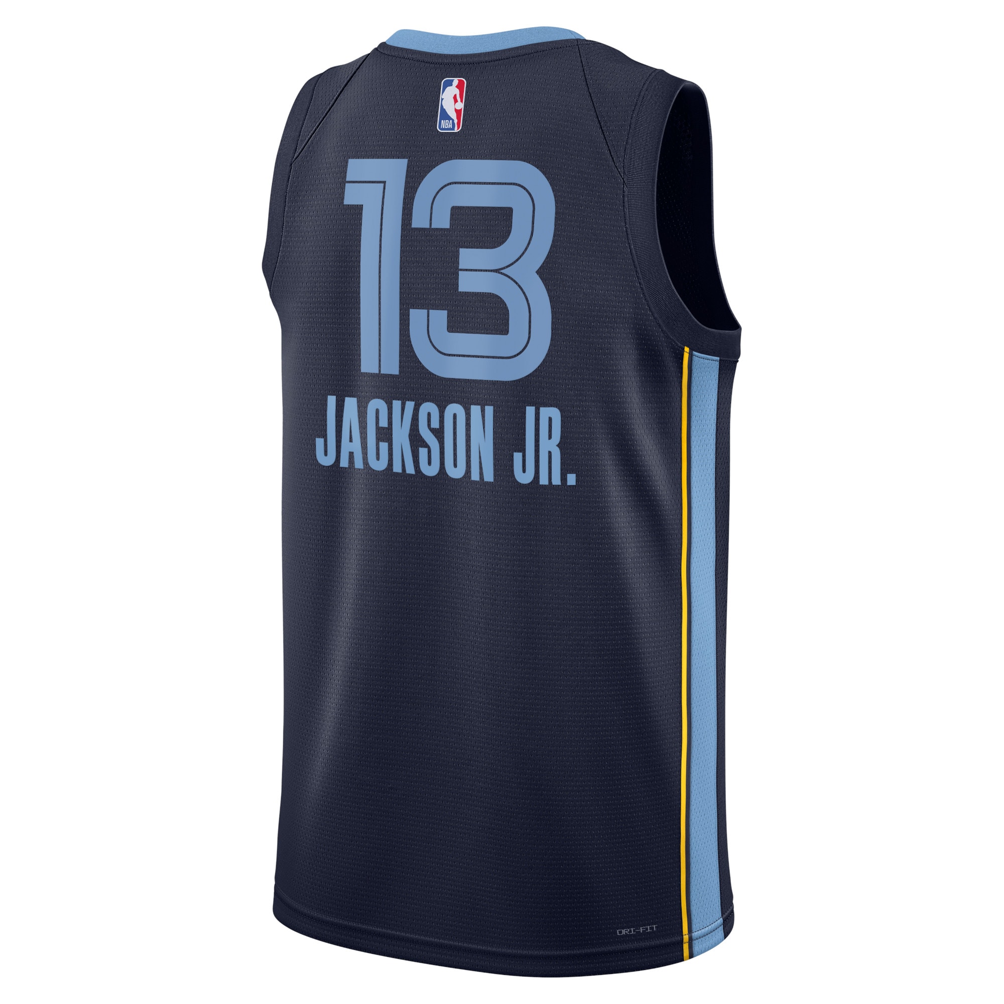 Alternative view of Memphis Grizzlies Icon Edition Swingman Jersey - Navy - Jaren Jackson Jr. - Unisex - JS982 