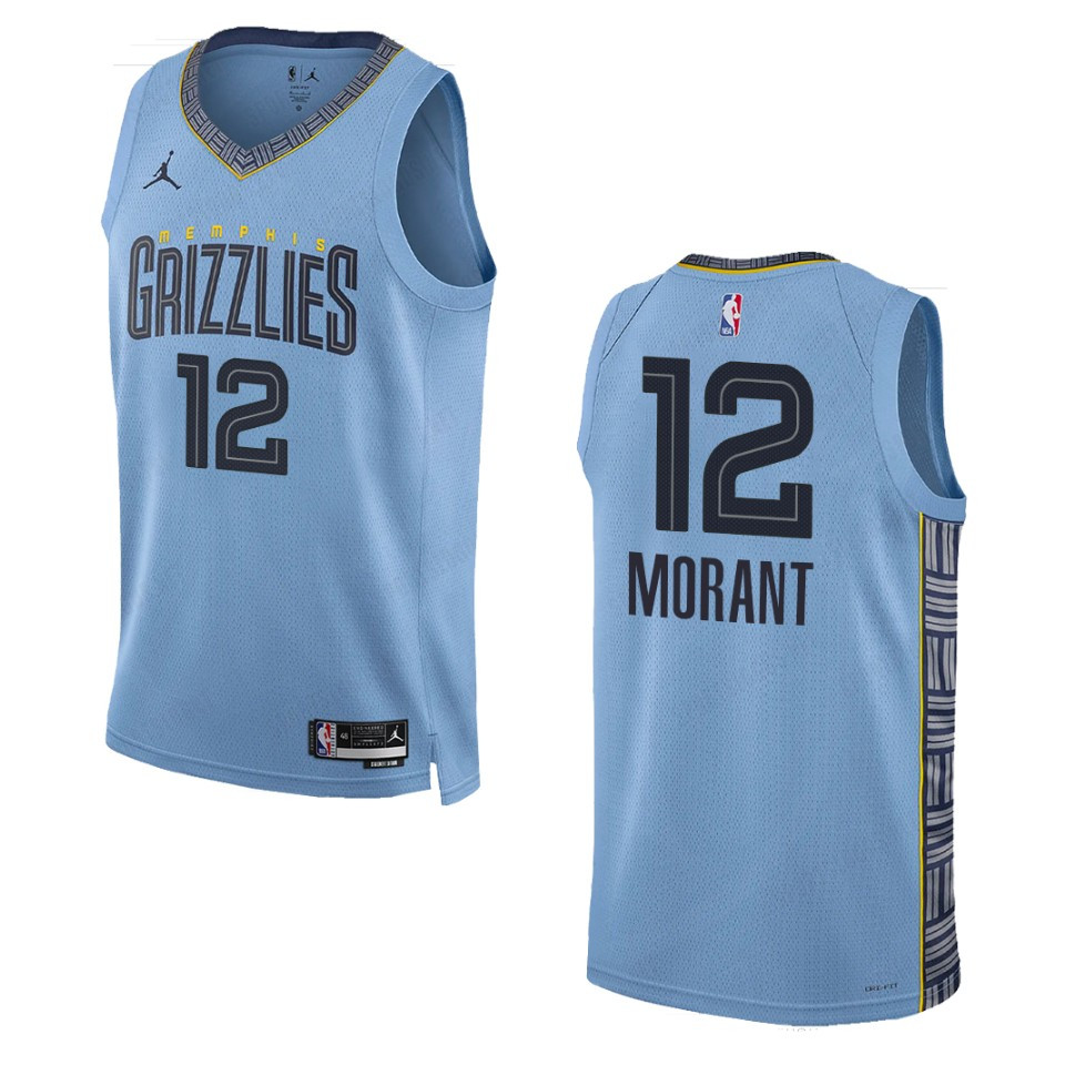 Memphis Grizzlies Ja Morant 2022-23 Statement Edition Blue Swingman Jersey