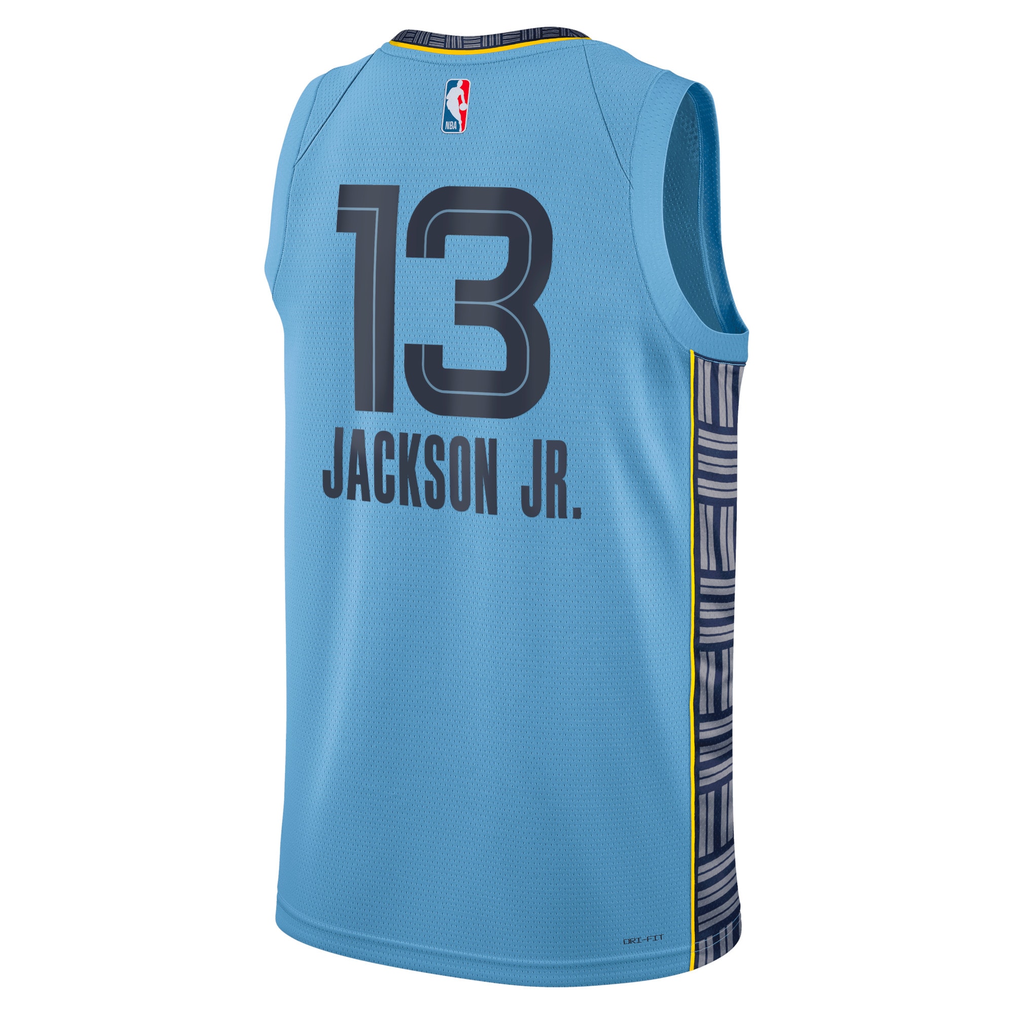 Alternative view of Memphis Grizzlies Jordan Statement Edition Swingman Jersey - Light Blue - Jaren Jackson Jr. - Unisex - JS746 