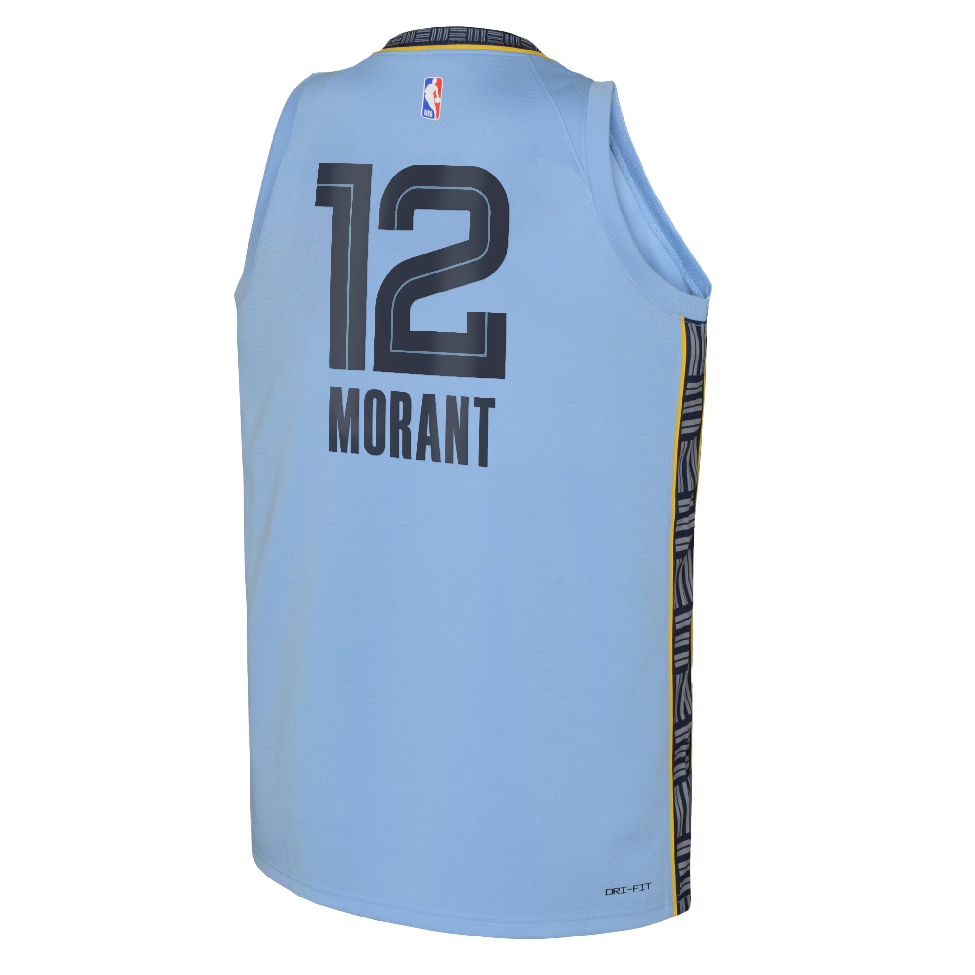 Alternative view of Memphis Grizzlies Jordan Statement Edition Swingman Jersey 22 - Light Blue - Ja Morant - Youth - JS410 