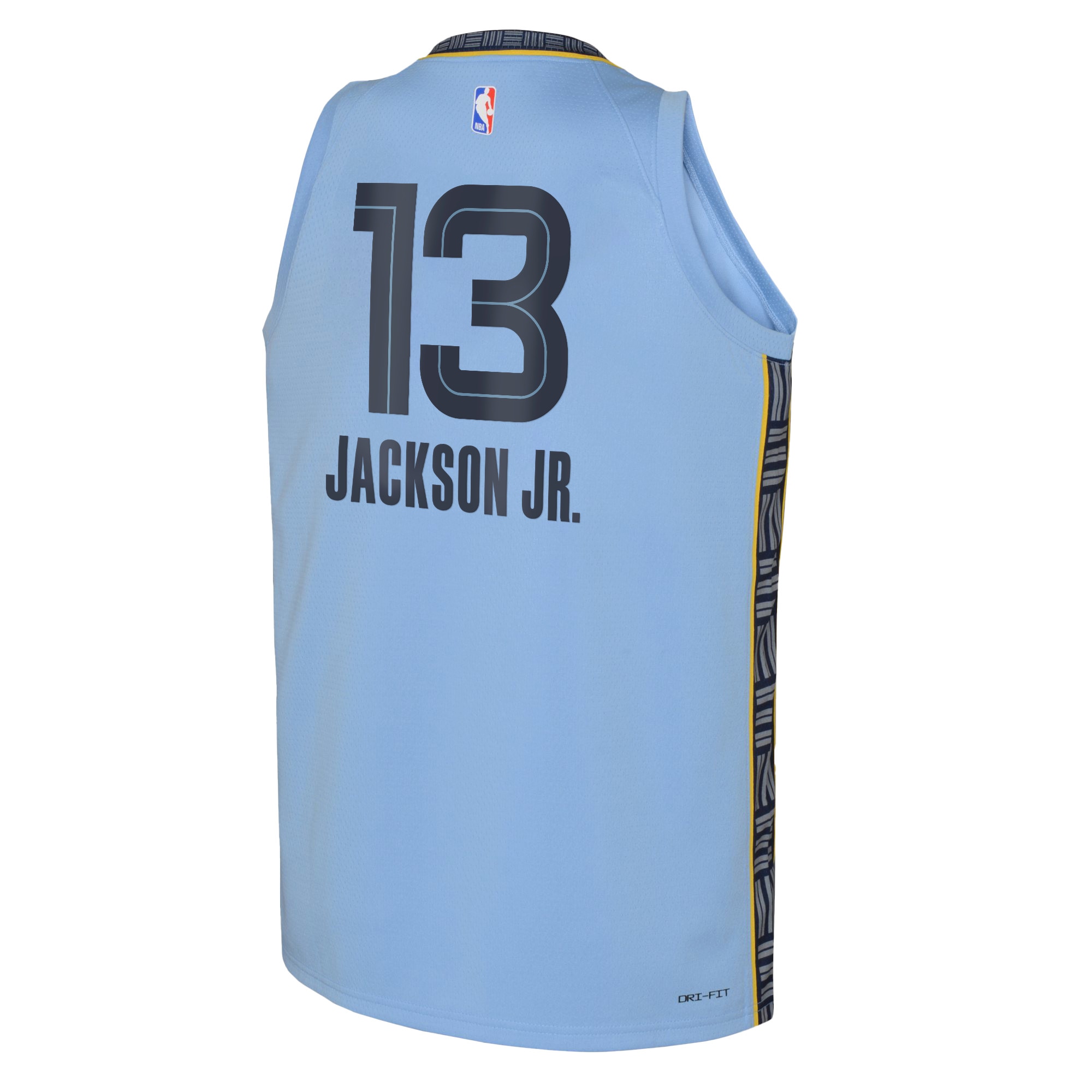 Alternative view of Memphis Grizzlies Jordan Statement Edition Swingman Jersey 22 - Light Blue - Jaren Jackson Jr. - Youth - JS730 