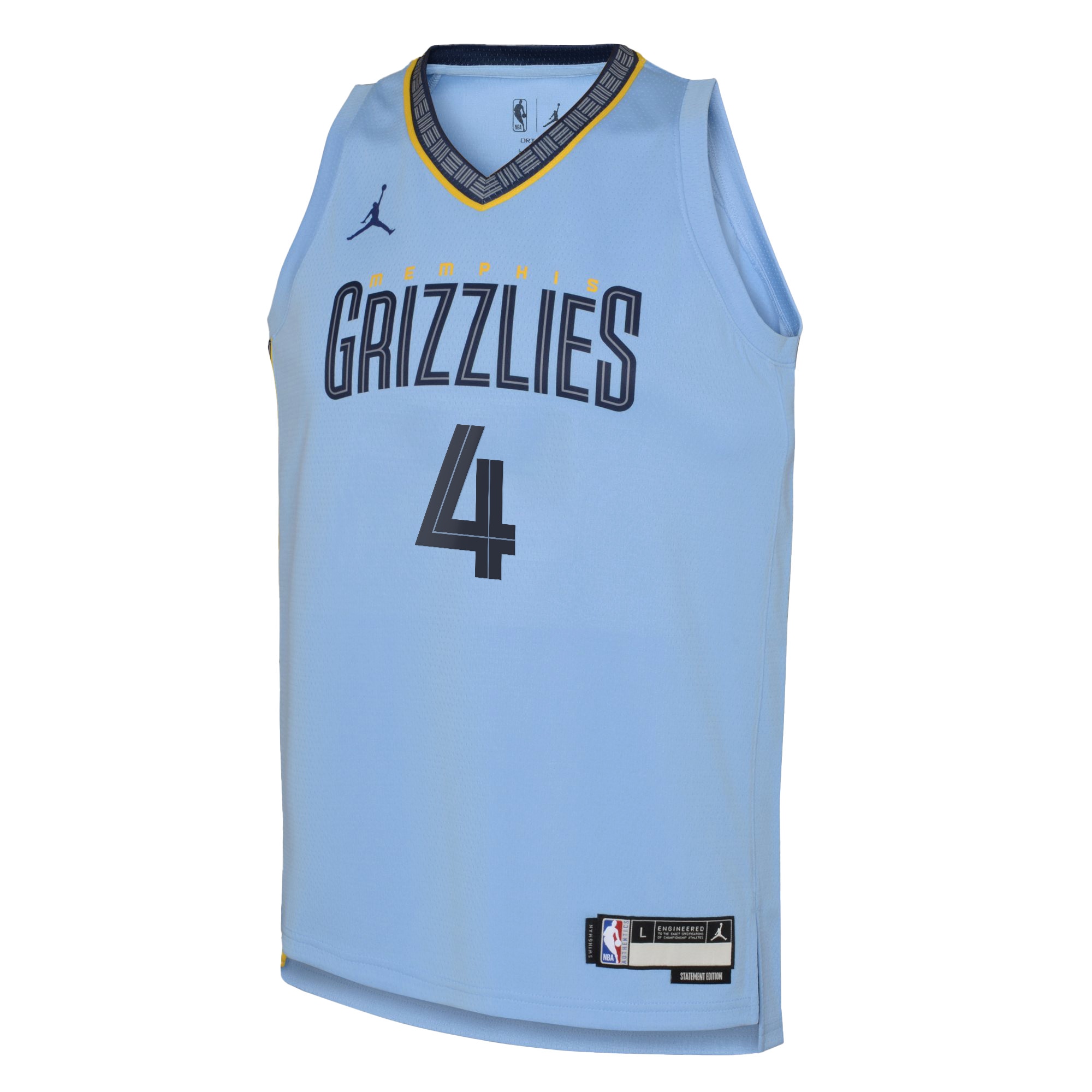 Memphis Grizzlies Jordan Statement Edition Swingman Jersey 22 - Light Blue - Steven Adams - Youth - JS677 