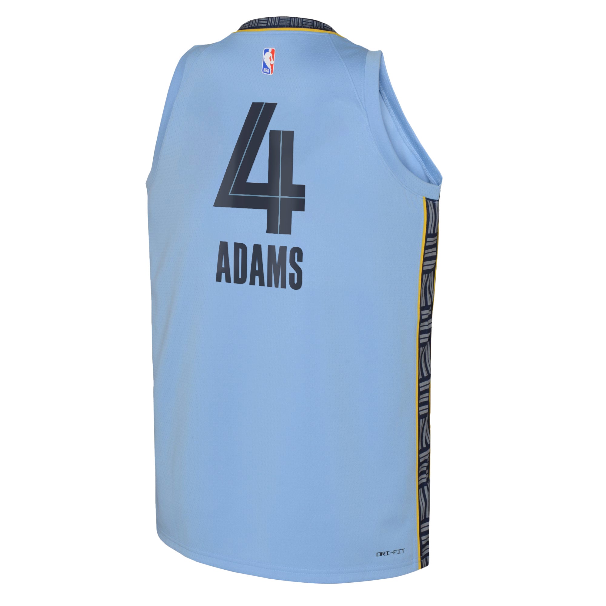 Alternative view of Memphis Grizzlies Jordan Statement Edition Swingman Jersey 22 - Light Blue - Steven Adams - Youth - JS677 