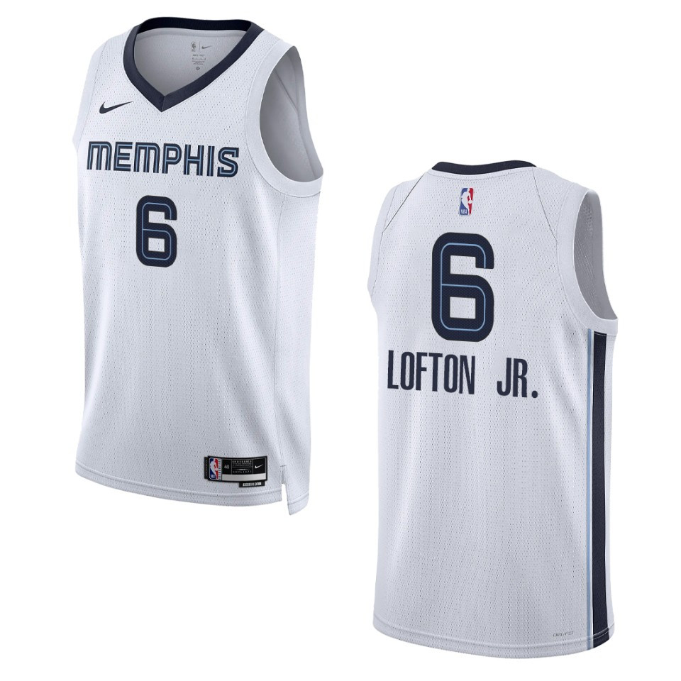 Memphis Grizzlies Kenneth Lofton Jr. 2022-23 Association Edition White Swingman Jersey