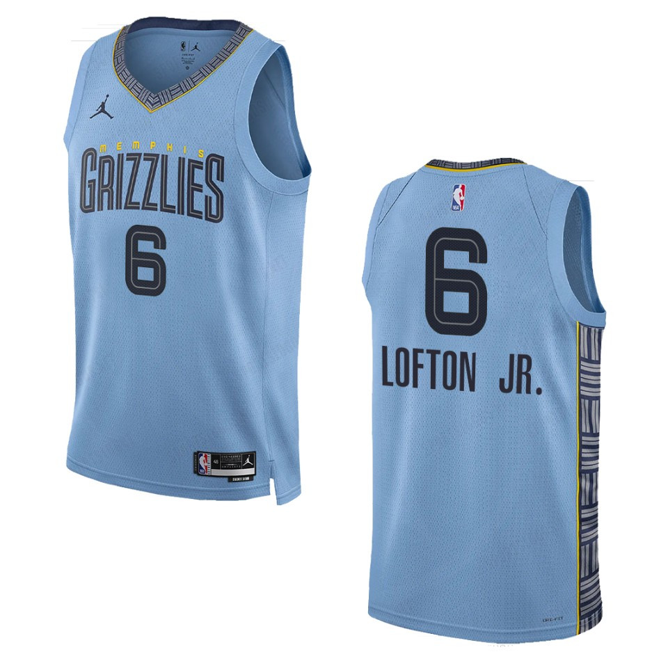 Memphis Grizzlies Kenneth Lofton Jr. 2022-23 Statement Edition Blue Swingman Jersey