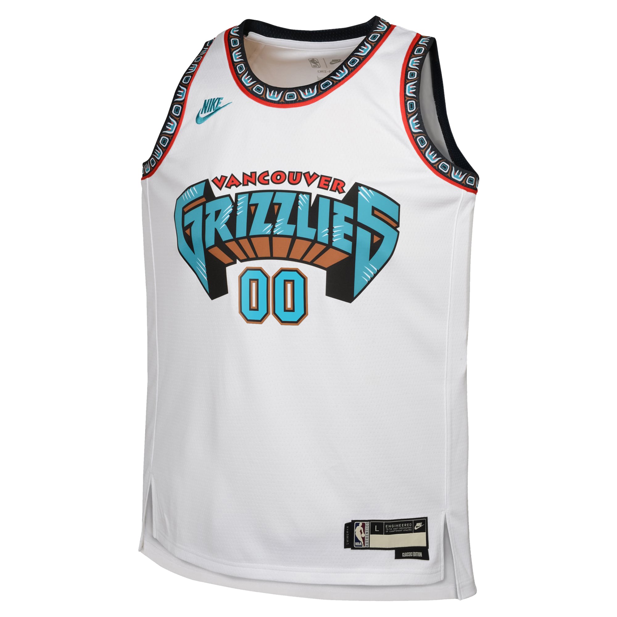 Alternative view of Memphis Grizzlies NBA Hardwood Classic Swingman Jersey - Custom - Youth - JS660 