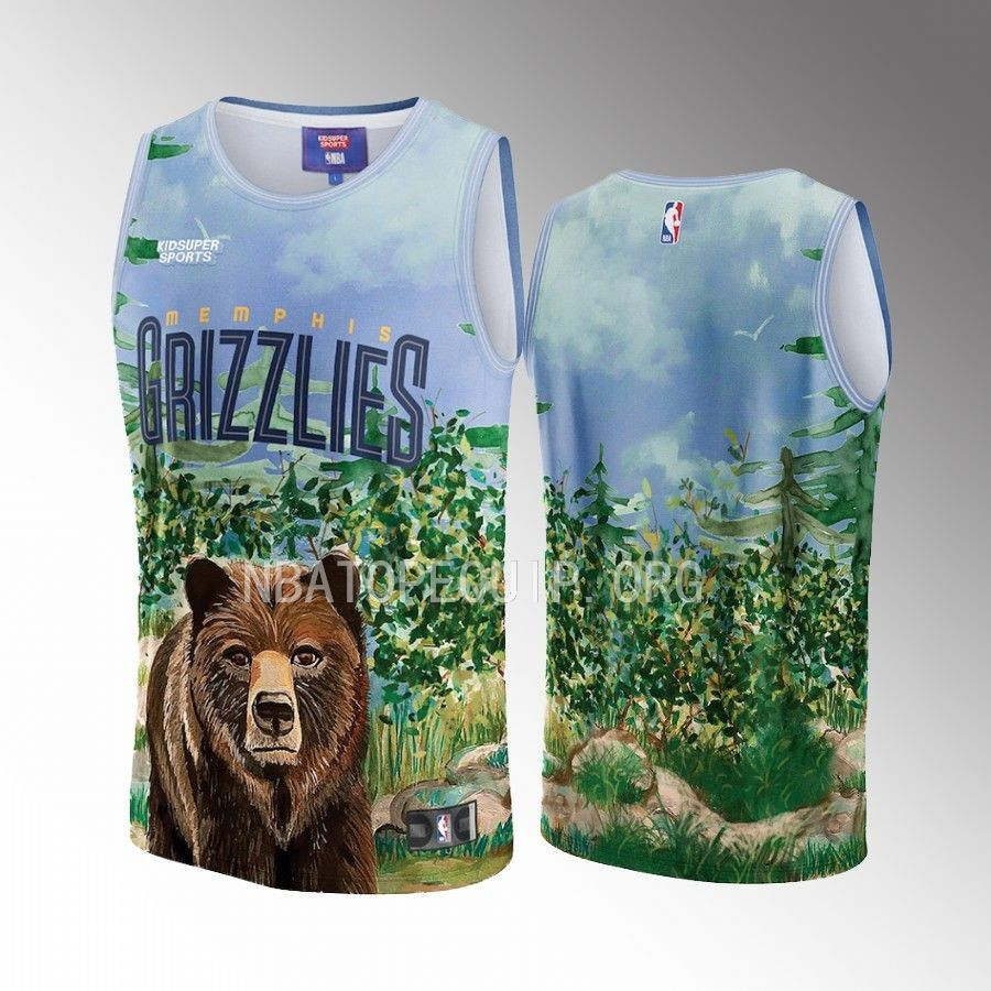 Memphis Grizzlies NBA & KidSuper Studios Unisex Hometown Jersey - JS246 