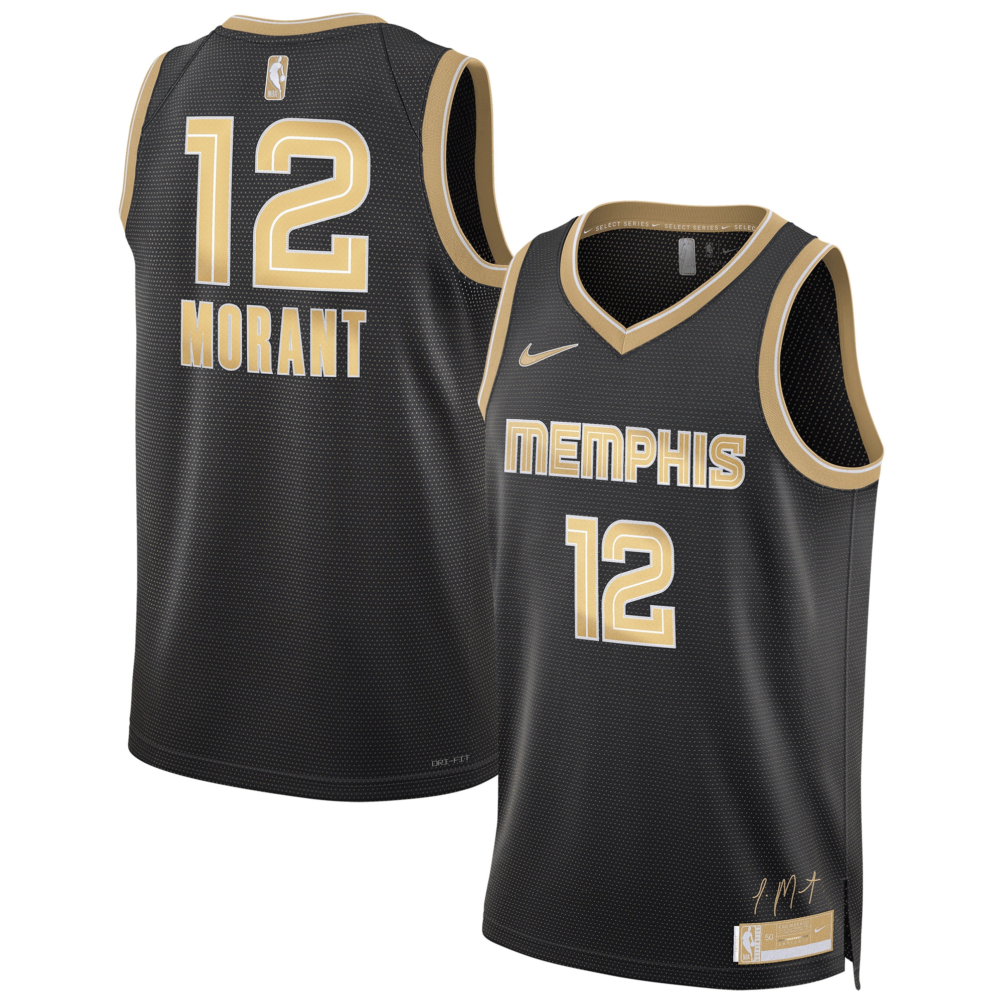 Memphis Grizzlies Select Series Swingman Jersey - Ja Morant - Mens - JS480 