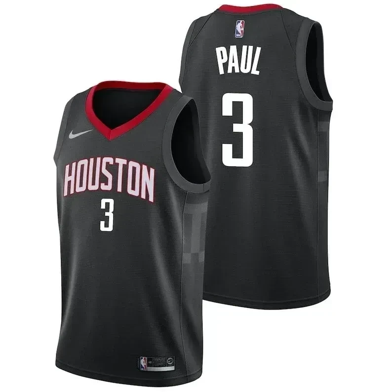 Men Houston Rockets Chris Paul 3 N Edition Jersey Jersey - JS840 