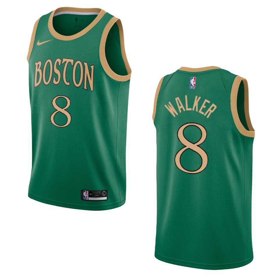 Men's 2019-20 Boston Celtics #8 Kemba Walker City Swingman Jersey - Kelly Green