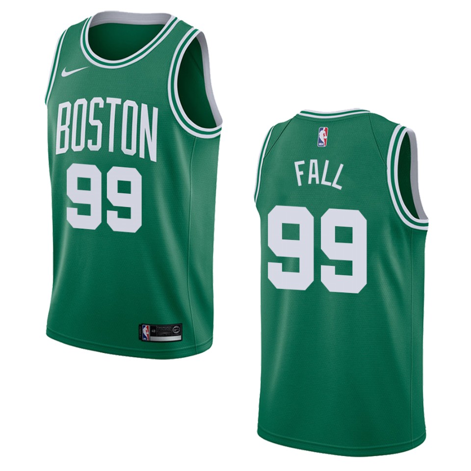 Men's 2019-20 Boston Celtics #99 Tacko Fall Icon Swingman Jersey - Green
