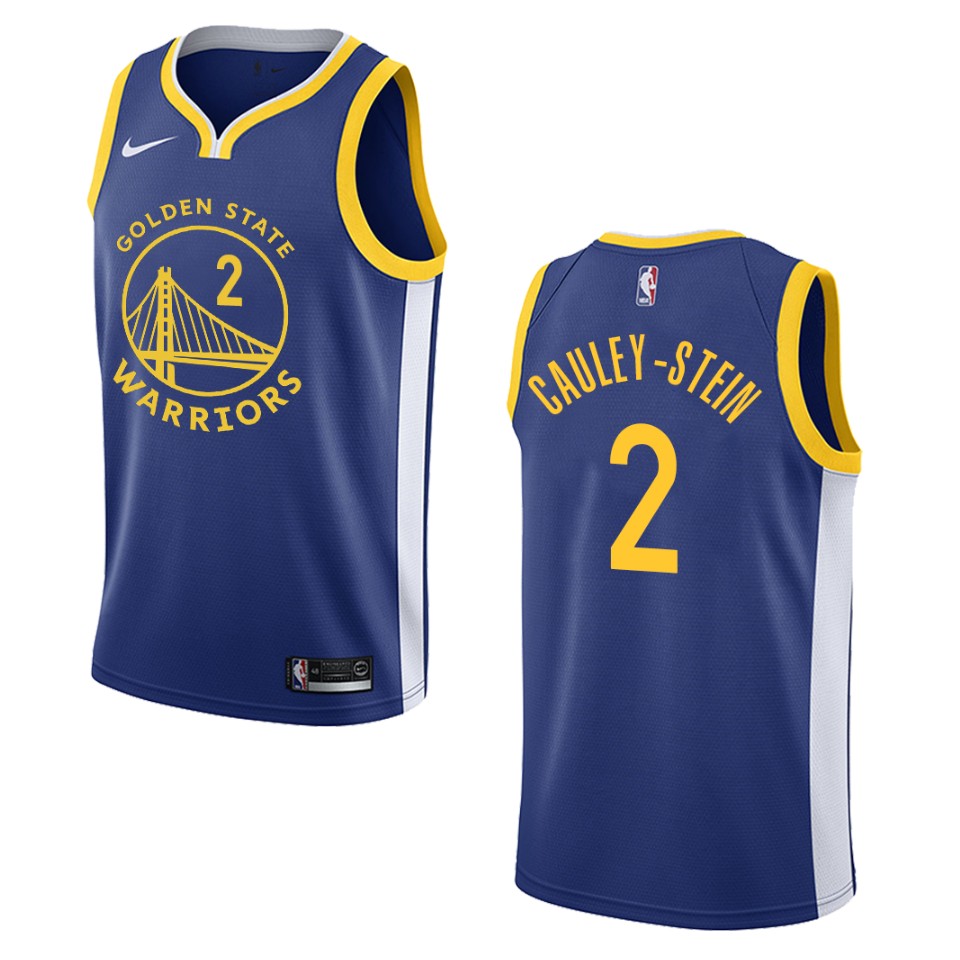 Men's 2019-20 Golden State Warriors #2 Willie Cauley-stein Icon Swingman Jersey - Royal