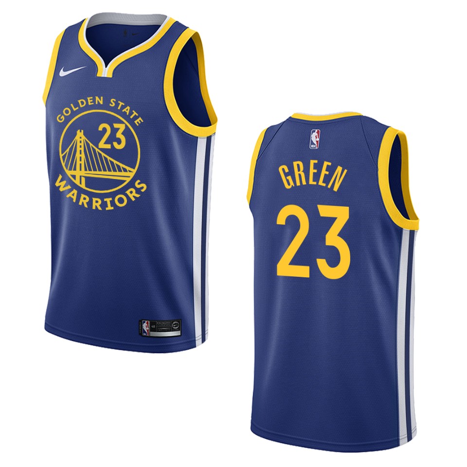 Men's 2019-20 Golden State Warriors #23 Draymond Green Icon Swingman Jersey - Royal