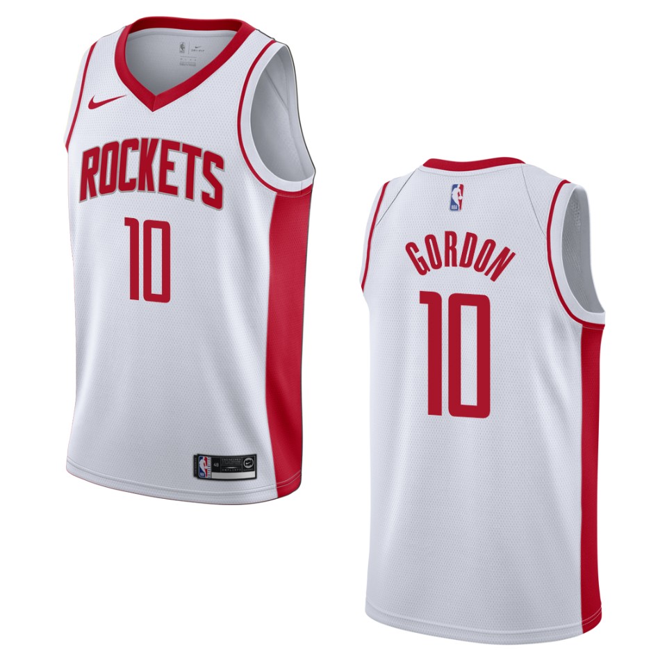 Men's 2019-20 Houston Rockets #10 Eric Gordon Association Swingman Jersey - White