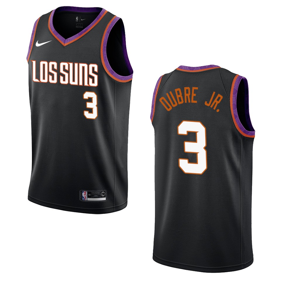 Men's 2019-20 Phoenix Suns #3 Kelly Oubre Jr. City Swingman Jersey - Black