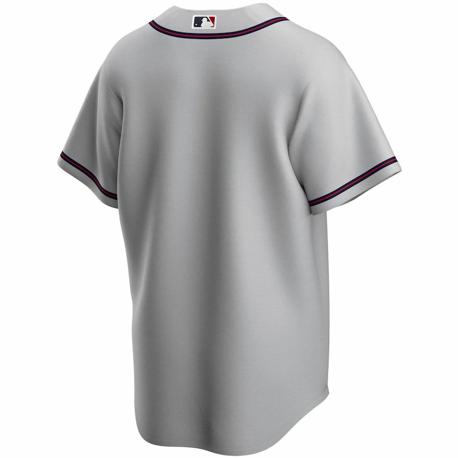 Alternative view of Men's Atlanta Braves Gray Road 2020 Replica Team Jersey