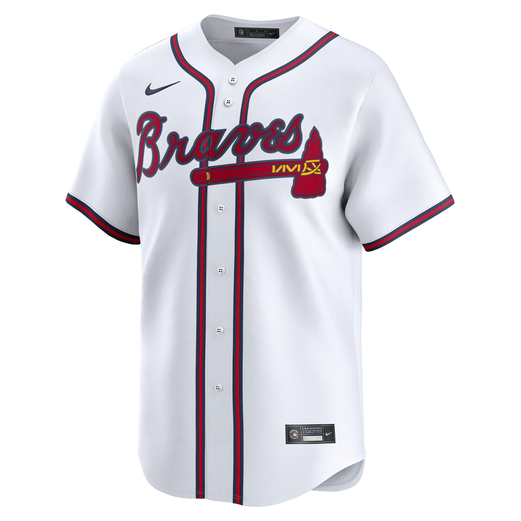 Alternative view of Men's Atlanta Braves Sean Murphy White Alternate Limited Player Jersey - JS479
