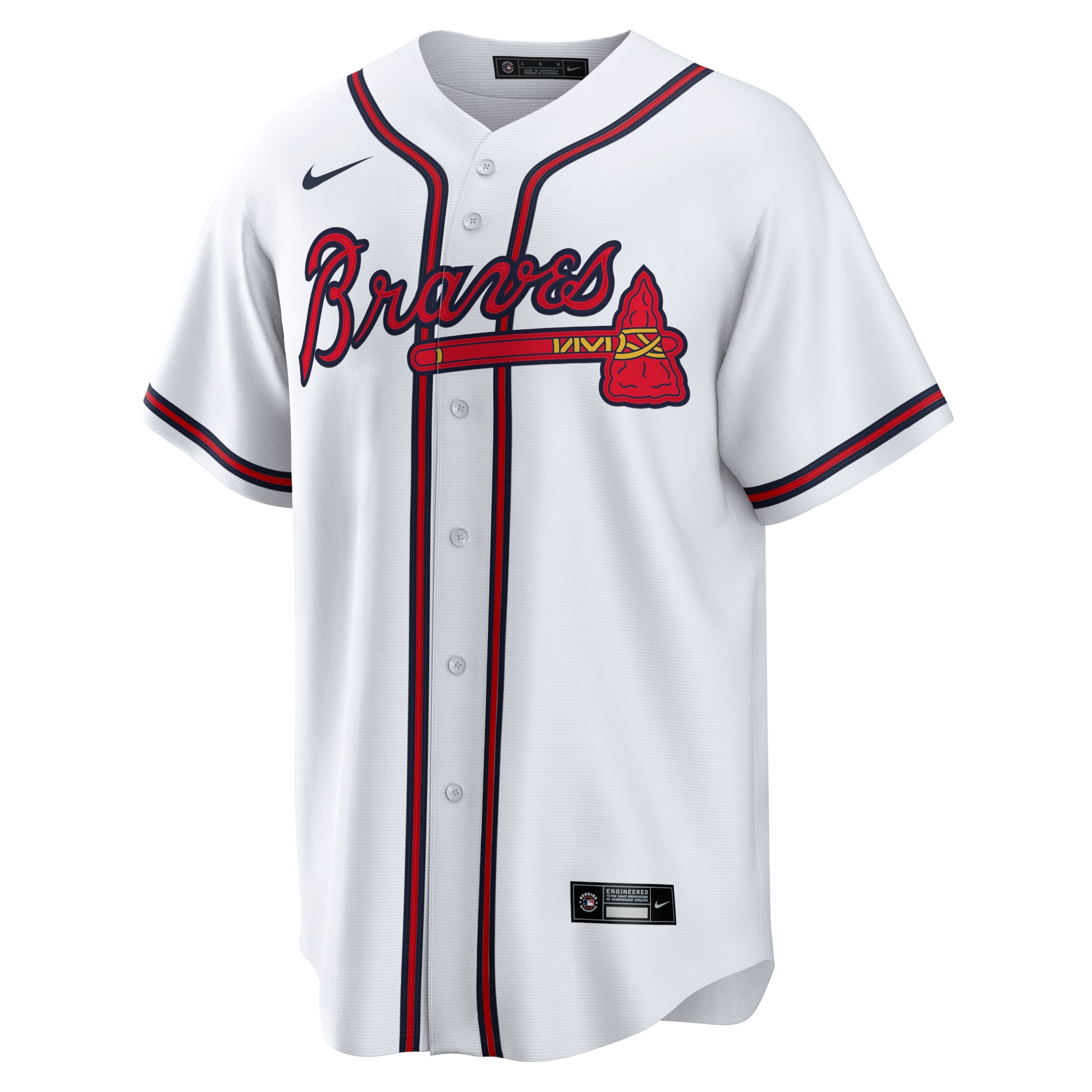 Alternative view of Men's Atlanta Braves Sean Murphy White Player Jersey - JS209
