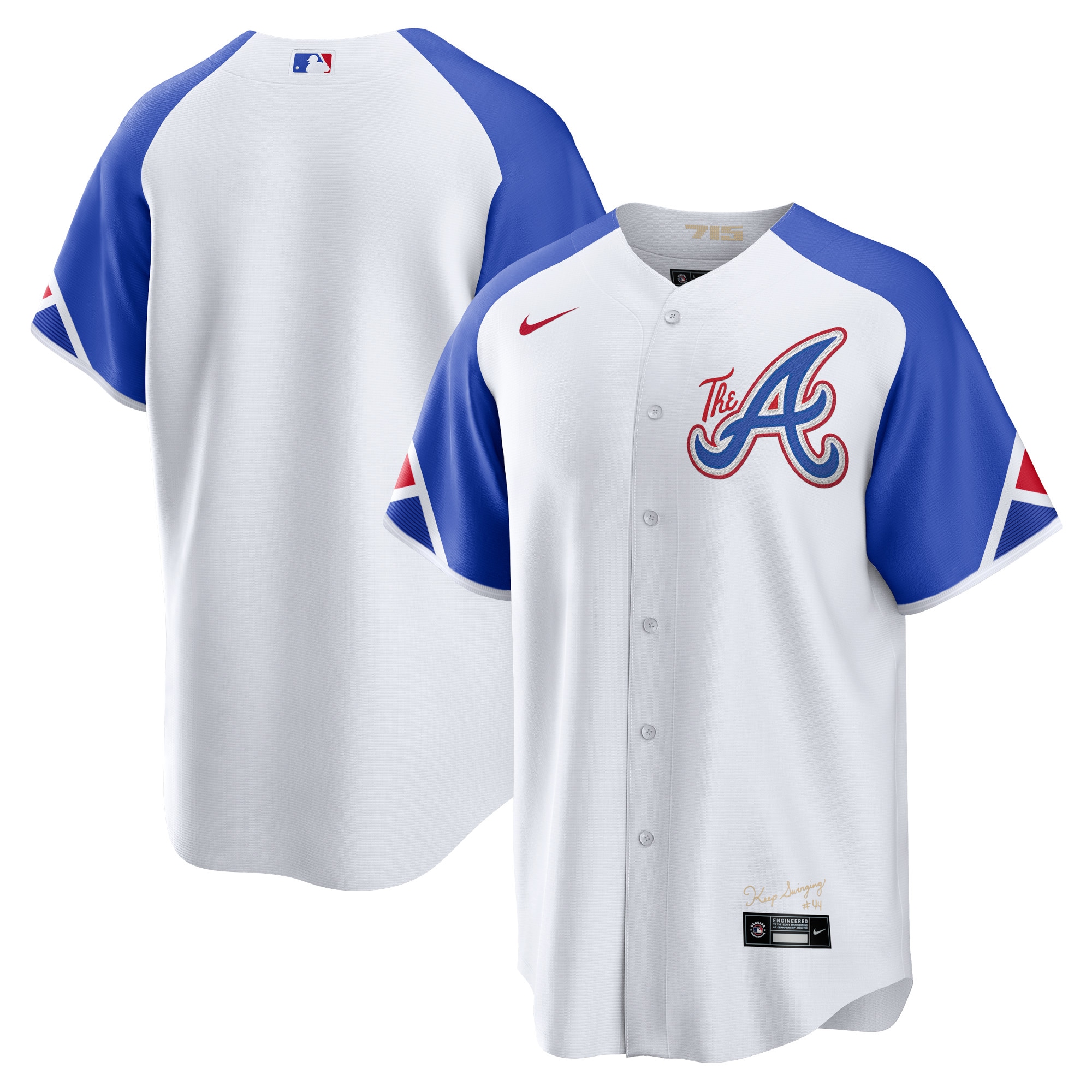 Men's Atlanta Braves White 2023 City Connect Jersey - JS774