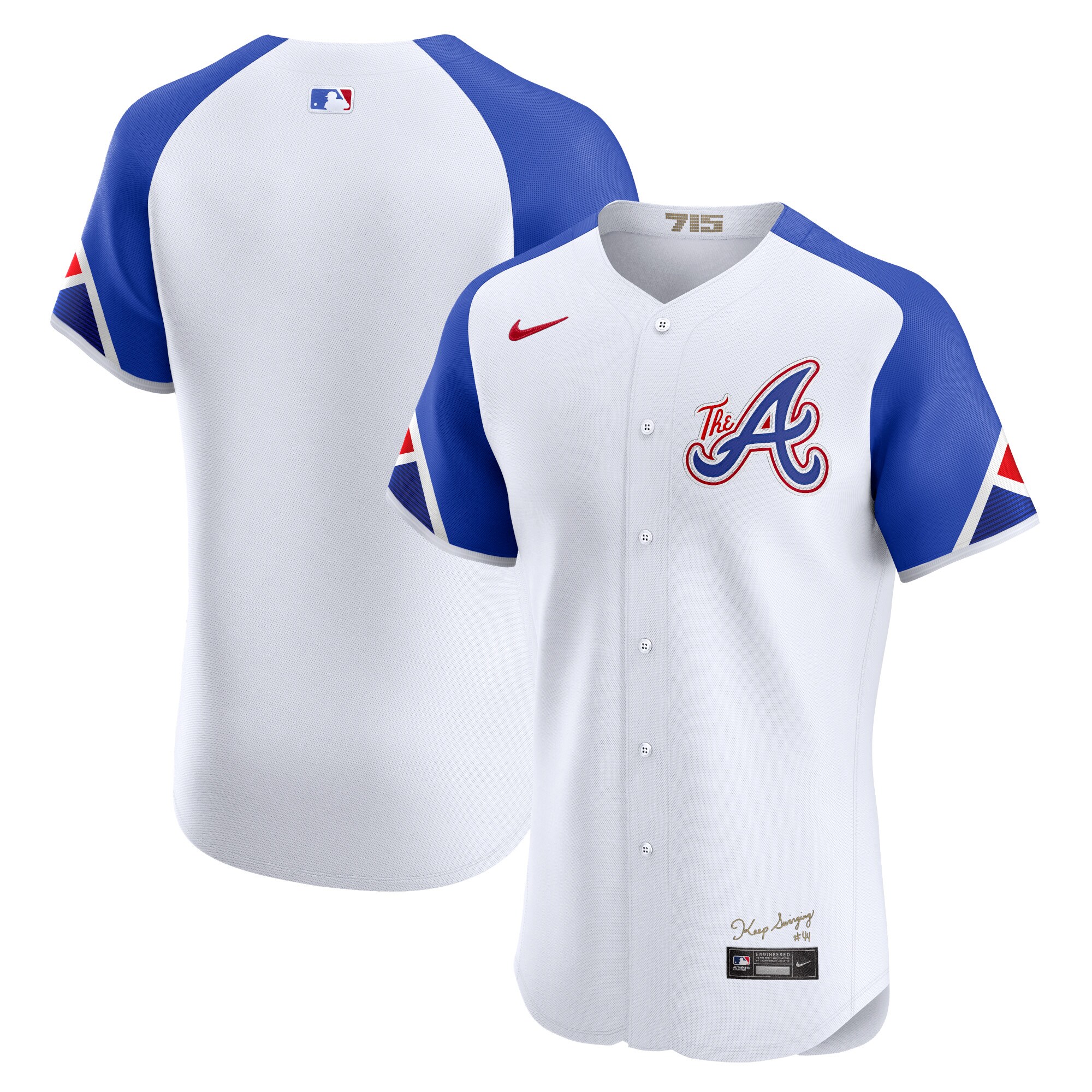 Men's Atlanta Braves White City Connect Elite Jersey - JS855