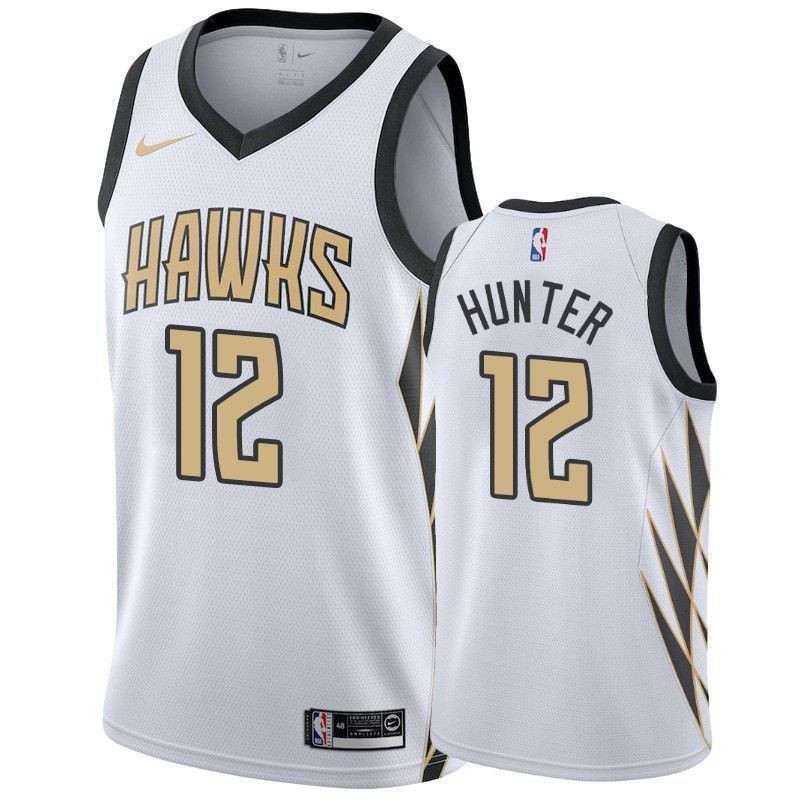 Men's Atlanta Hawks De'andre Hunter 12 City Men's Jersey - JS487 