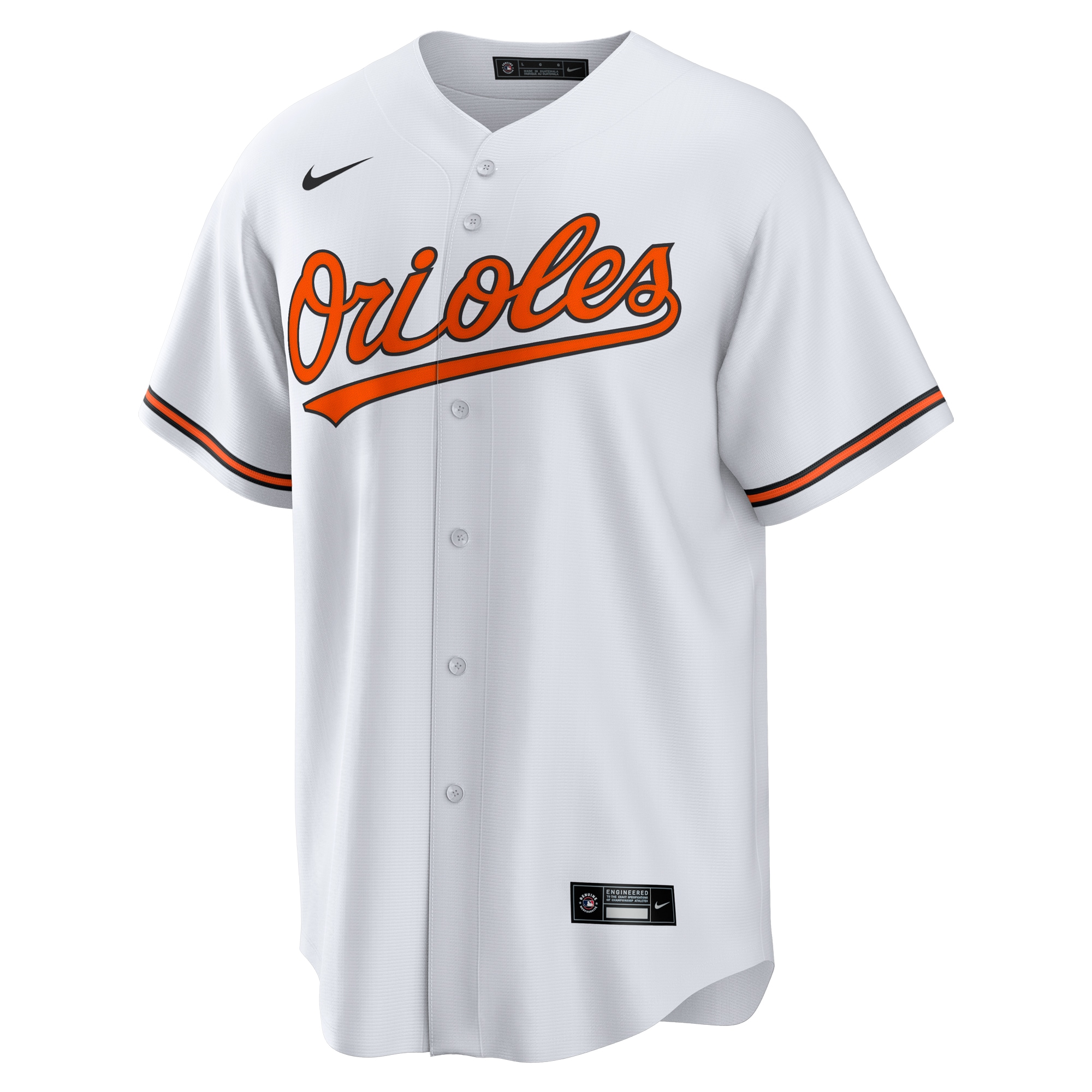 Alternative view of Men's Baltimore Orioles Adley Rutschman White Player Jersey