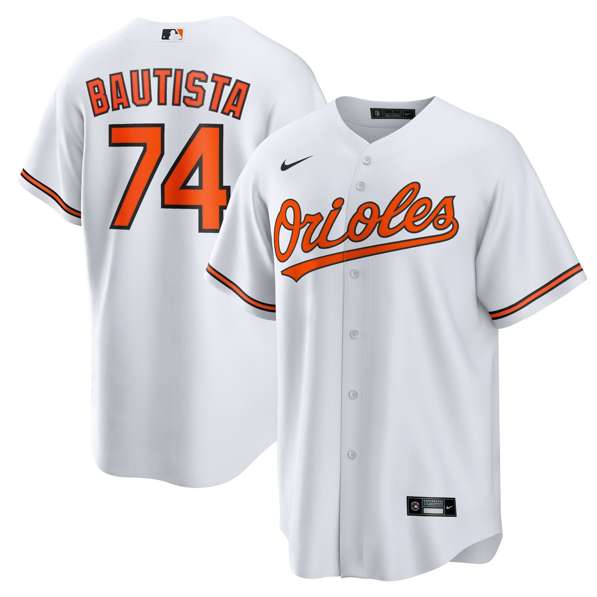 Men's Baltimore Orioles Felix Bautista White Player Jersey