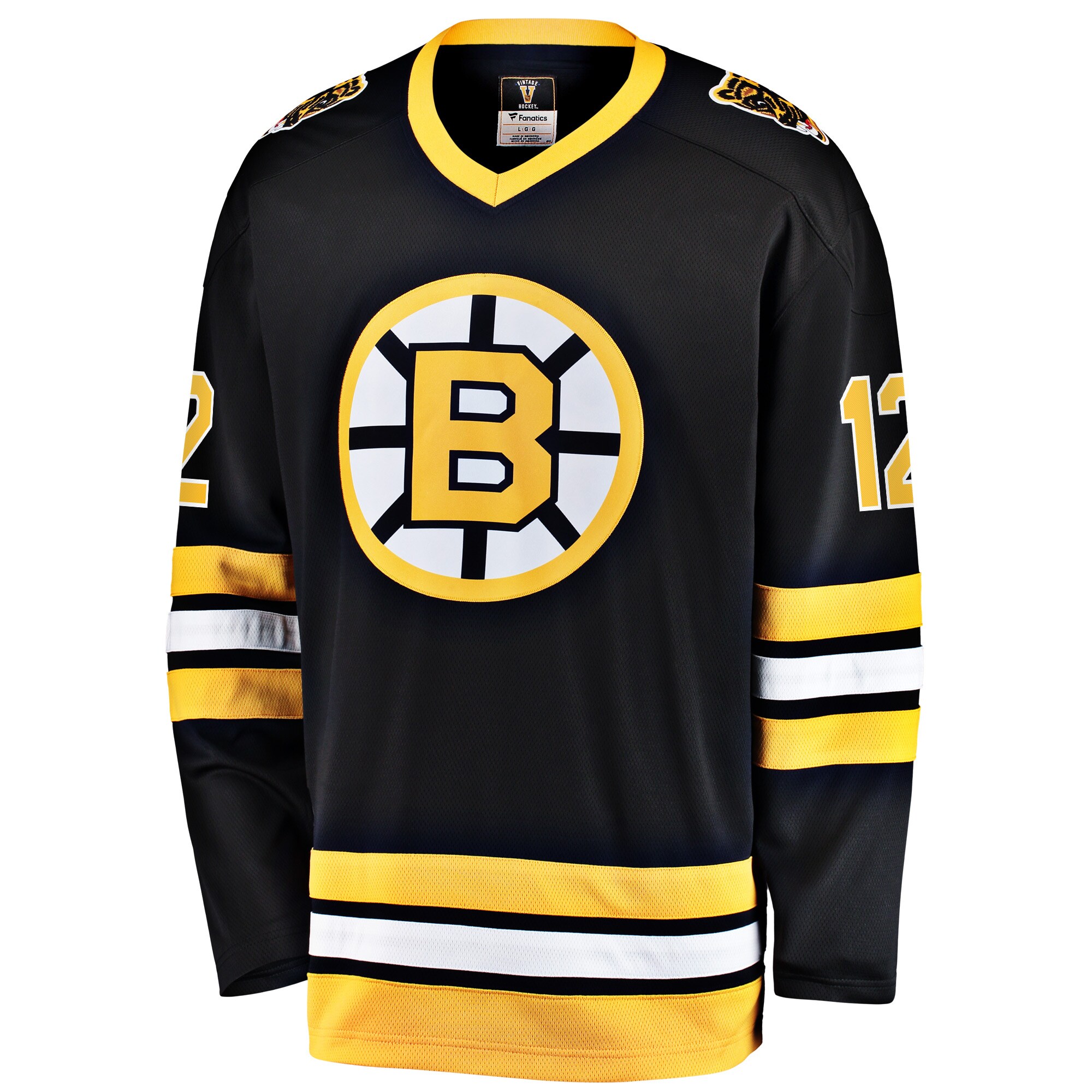Alternative view of Men's Boston Bruins Adam Oates Black Premier Breakaway Retired Player Jersey - JS542 